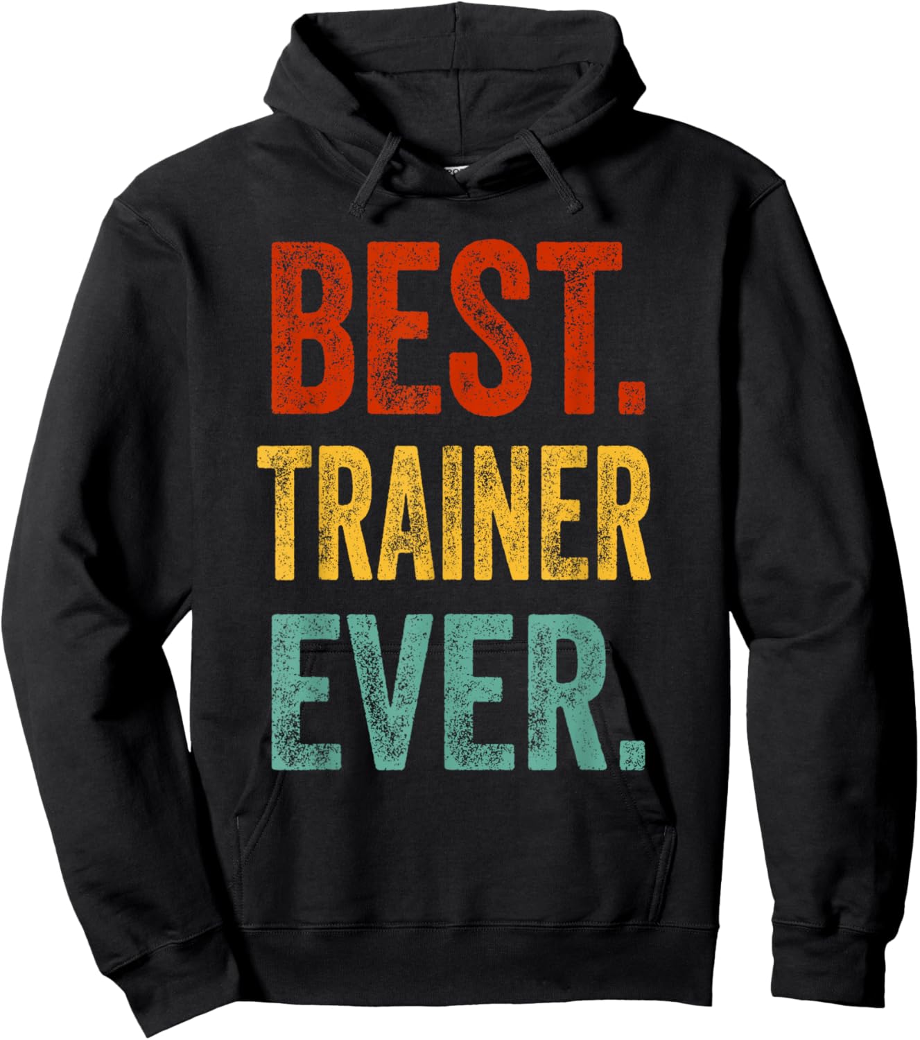 Best Trainer Ever Support Staff Trainer Gift Appareal Hoodie - Hoodie | Black