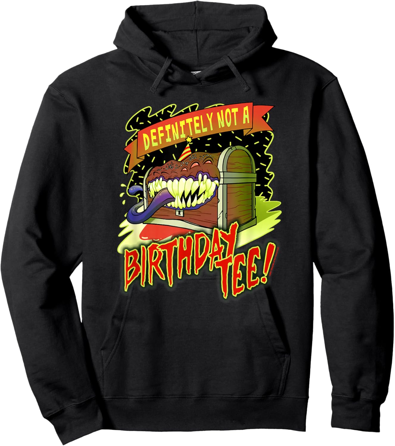 Dungeons & Dragons Birthday Definitely Not A Birthday ! Hoodie - Hoodie | Black