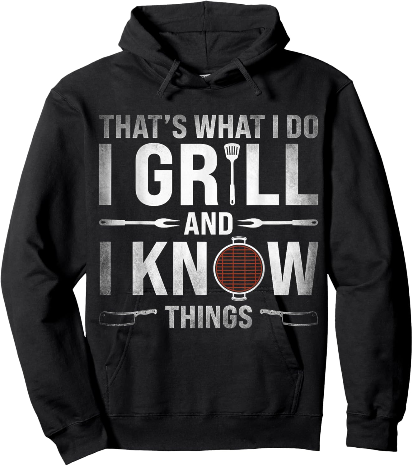 Funny Grilling BBQ Barbecue Smoking Meat Smoker Grill Lover Hoodie - Hoodie | Black