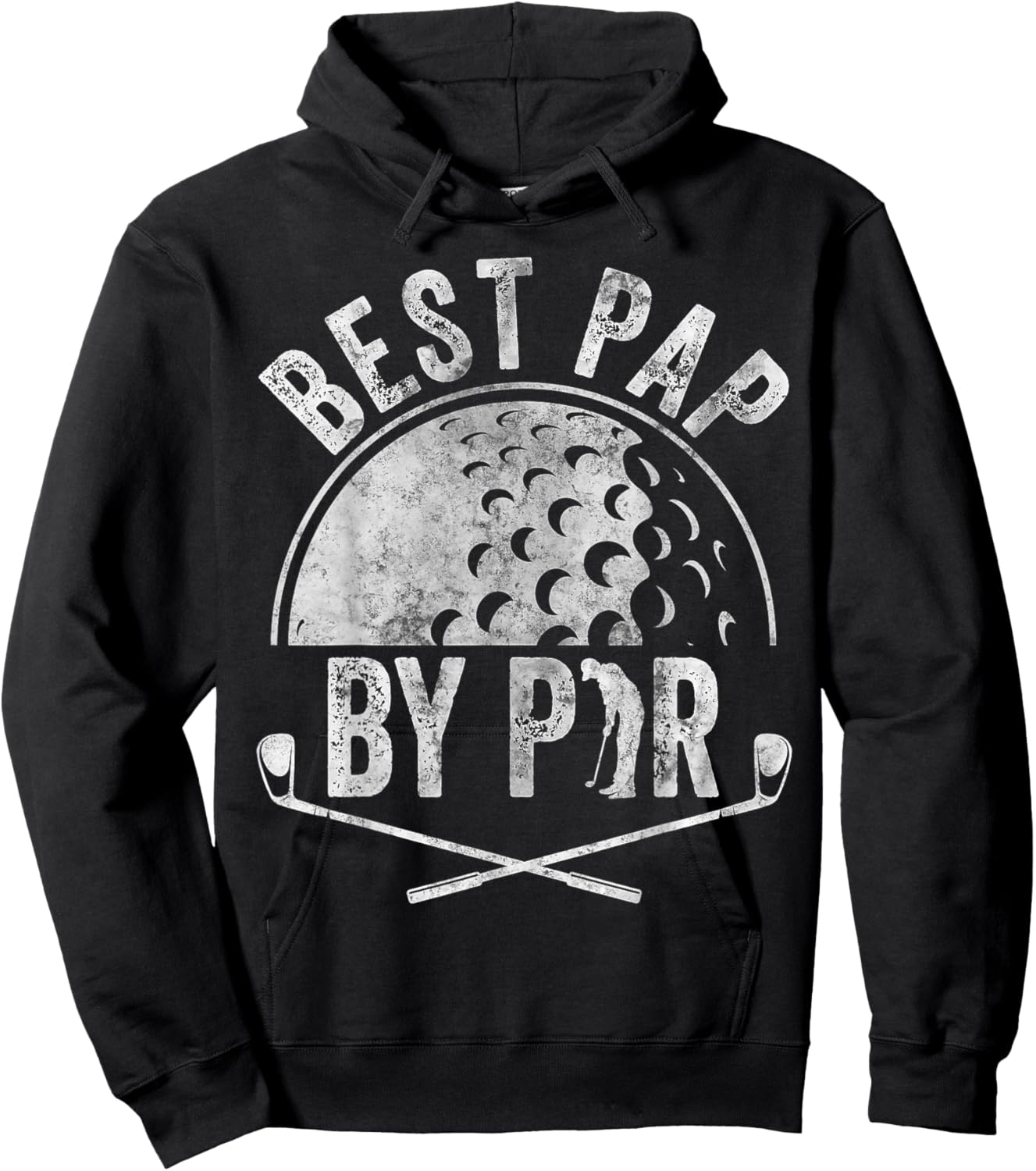 Best Pap By Par Shirt Golf Lover Sports Gift Golf Golfer Hoodie - Hoodie | Black