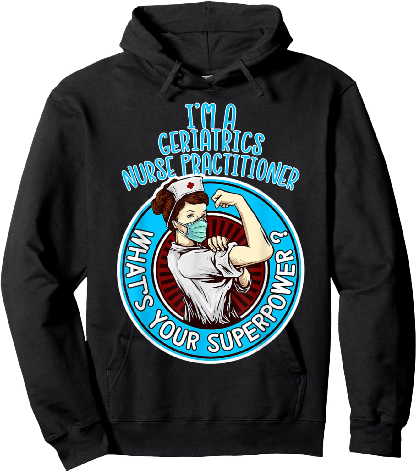 Geriatrics Nurse Practitioner Shirt Apparel Hoodie - Hoodie | Black