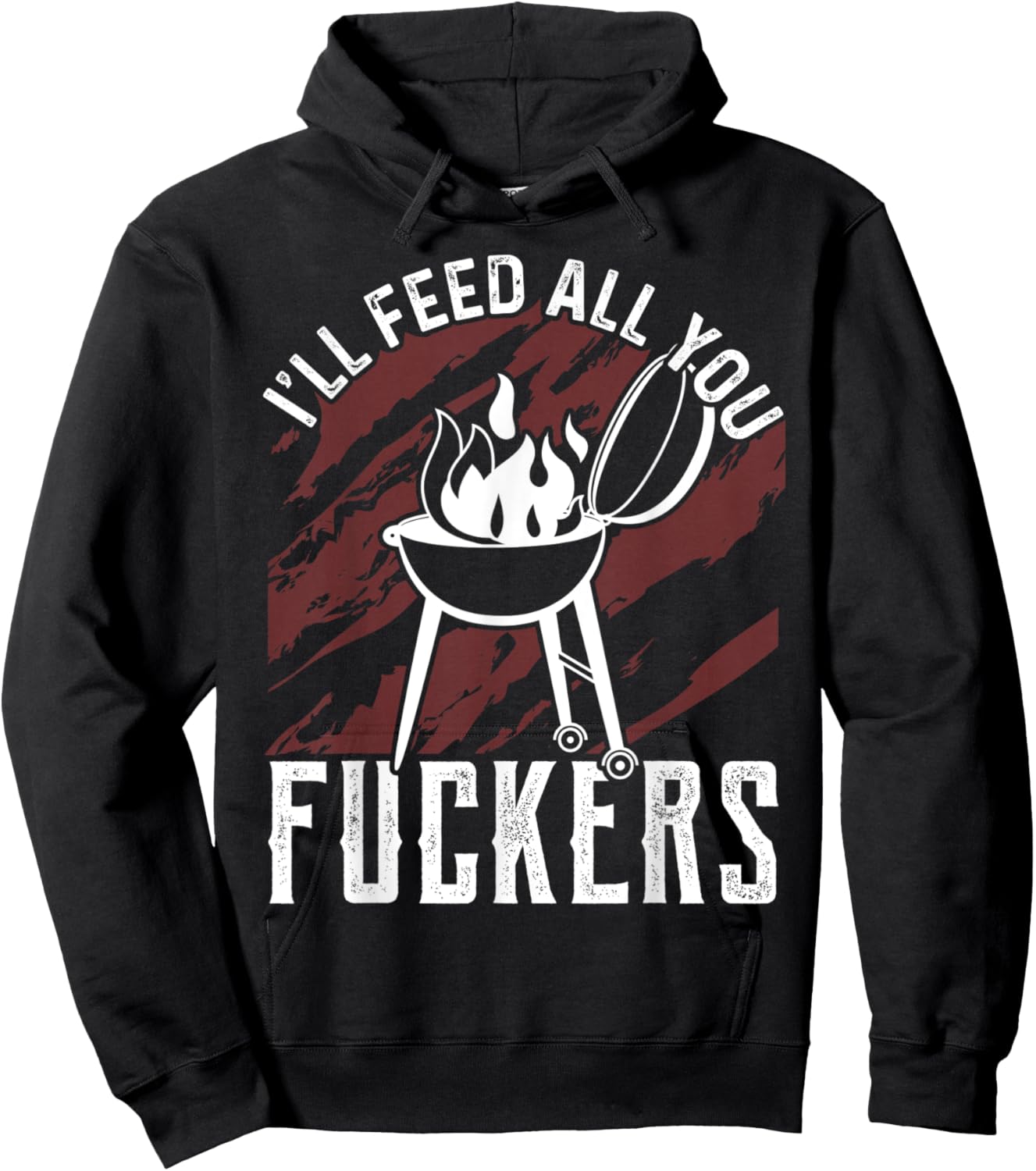 I'll Feed All You Fuckers Funny Cooking Chef Hoodie - Hoodie | Black