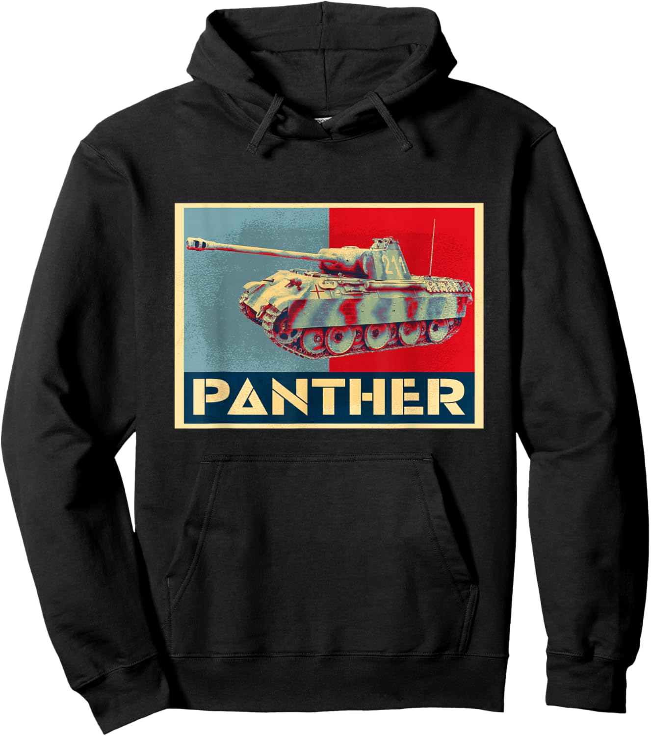Panther Panzer V Tank WW2 Military Armored Vehicle AFV Hoodie - Hoodie | Black