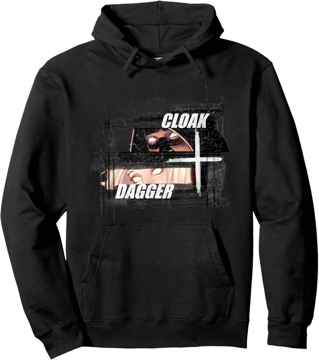 Marvel Cloak and Dagger Eyes Hoodie - Hoodie | Black