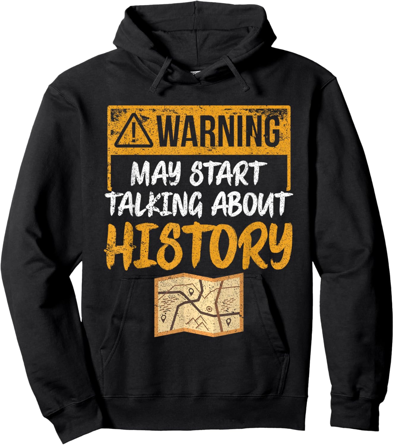 Warning May Start Talking About History - Historian Costume Hoodie - Hoodie | Black