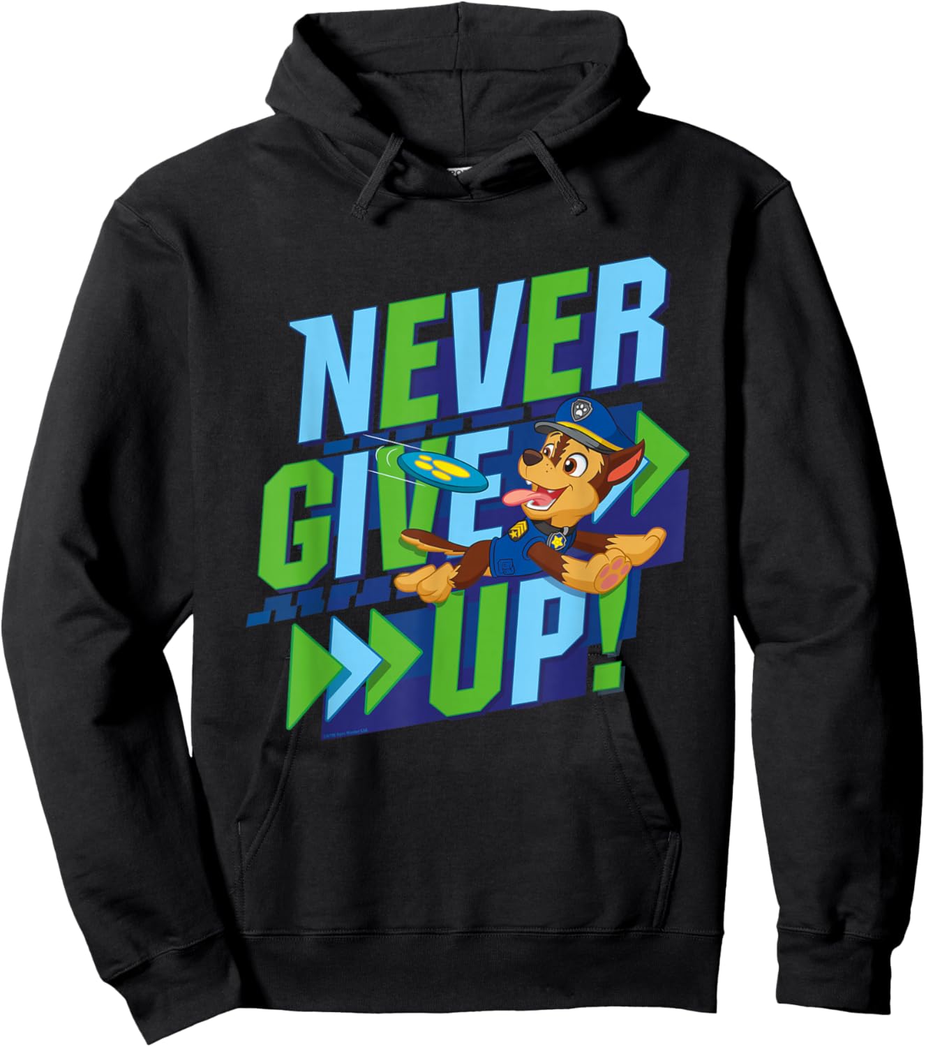 PAW Patrol Never Give Up Hoodie - Hoodie | Black