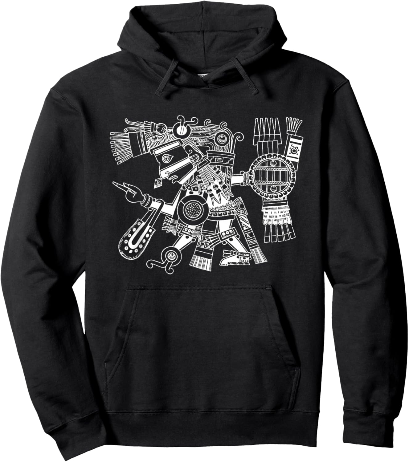Maya patron deity Tezcatlipoca warrior Aztec Indians Mexico Hoodie - Hoodie | Black