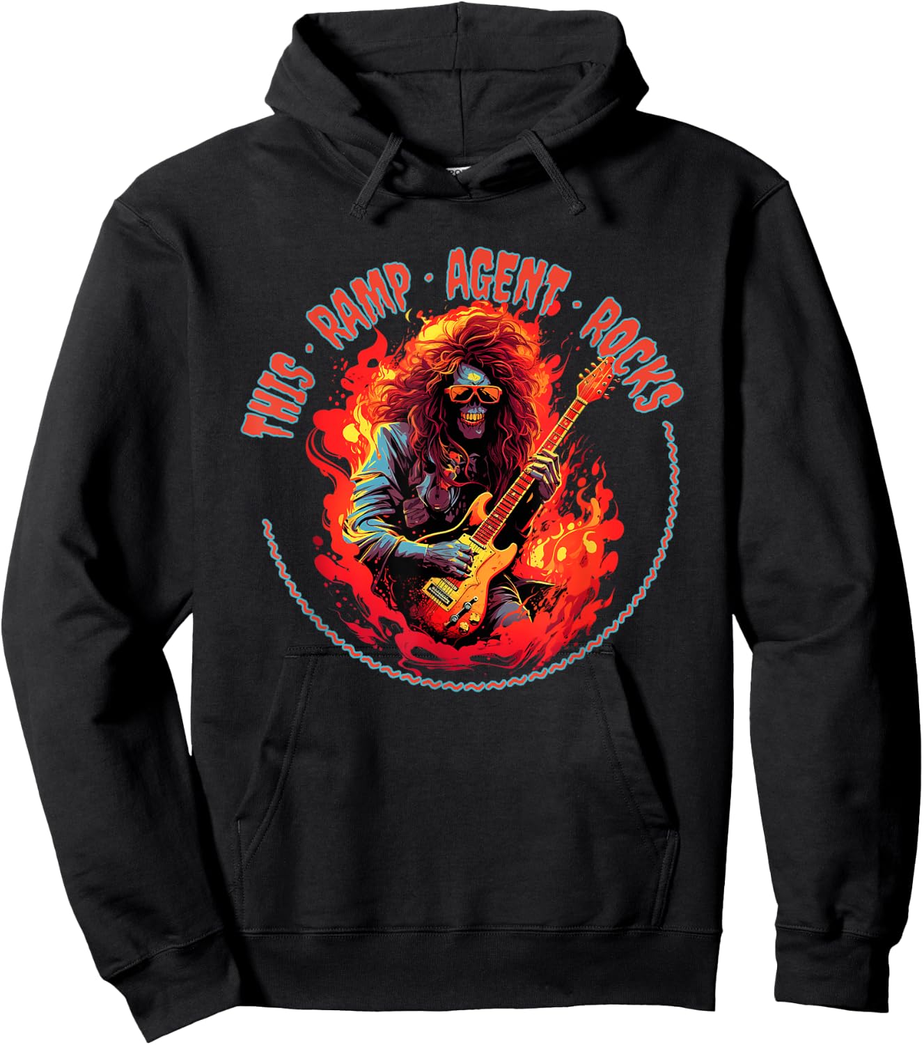 This Ramp Agent Rocks Funny Musician Hoodie - Hoodie | Black