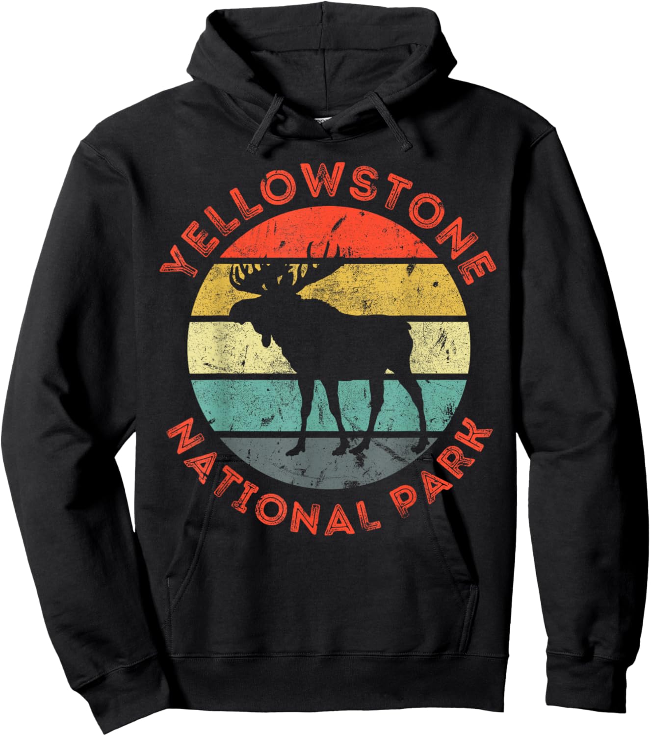 Yellowstone National Park Hoodie - Hoodie | Black