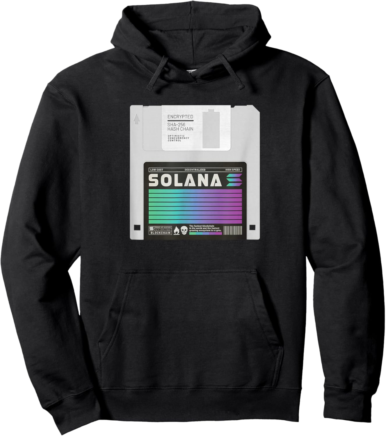 Solana Crypto - SOL Token - Cryptocurrency Hoodie - Hoodie | Black