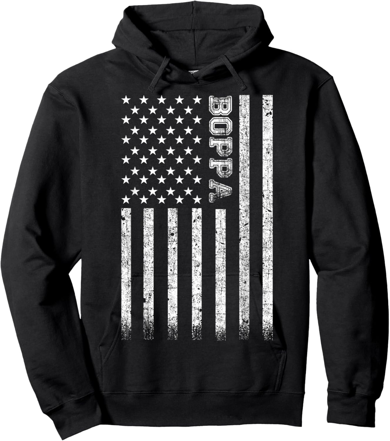Boppa American Flag Hoodie - Hoodie | Black