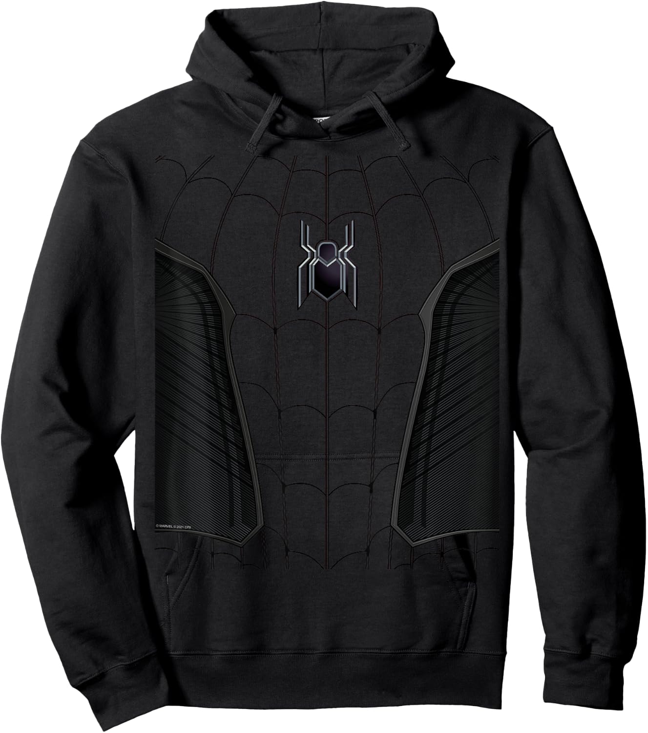 Marvel Spider-Man: No Way Home Spidey Suit Costume Hoodie - Hoodie | Black