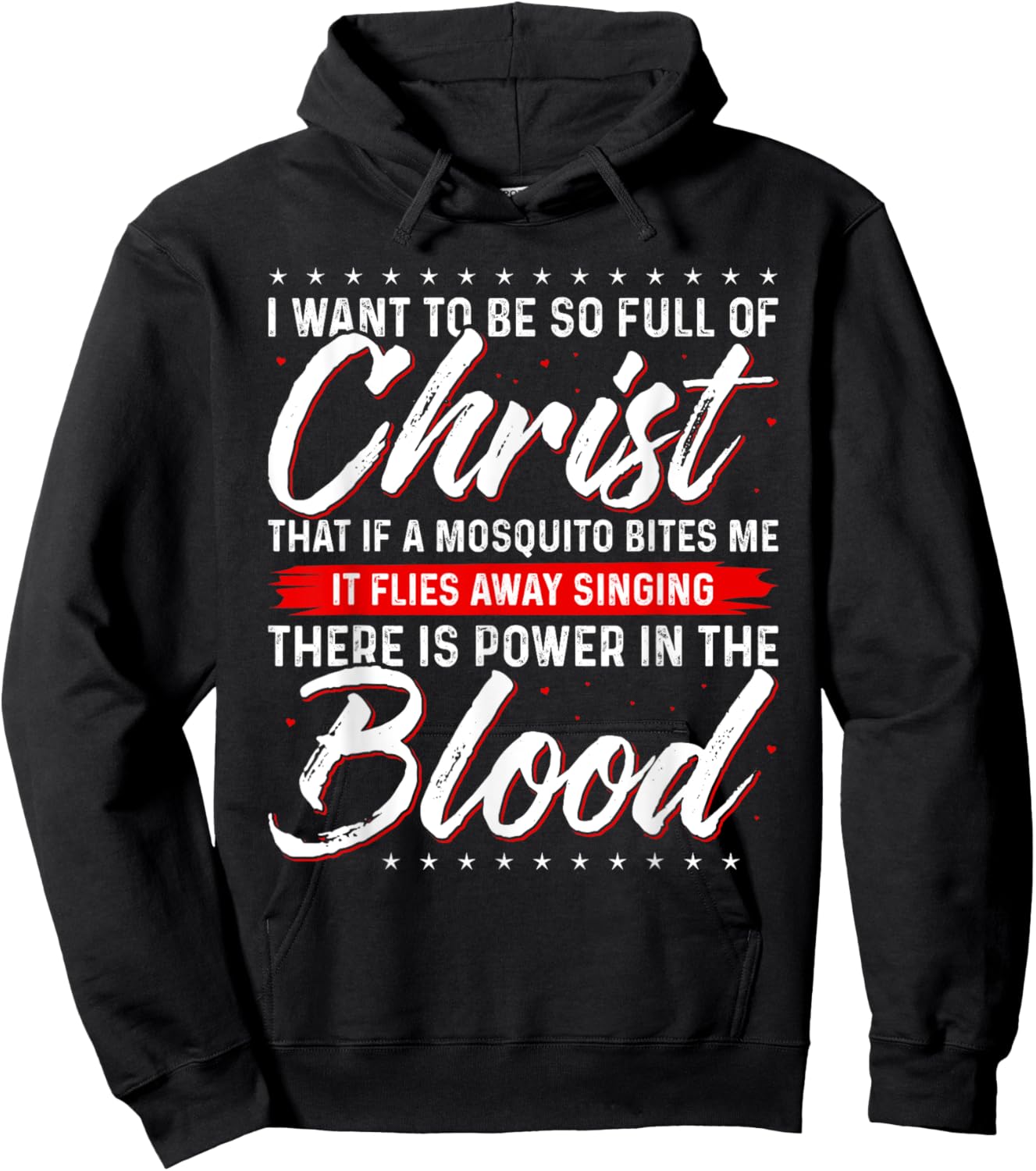 There Is Power In the Blood T Shirt Jesus Shirts Hoodie - Hoodie | Black