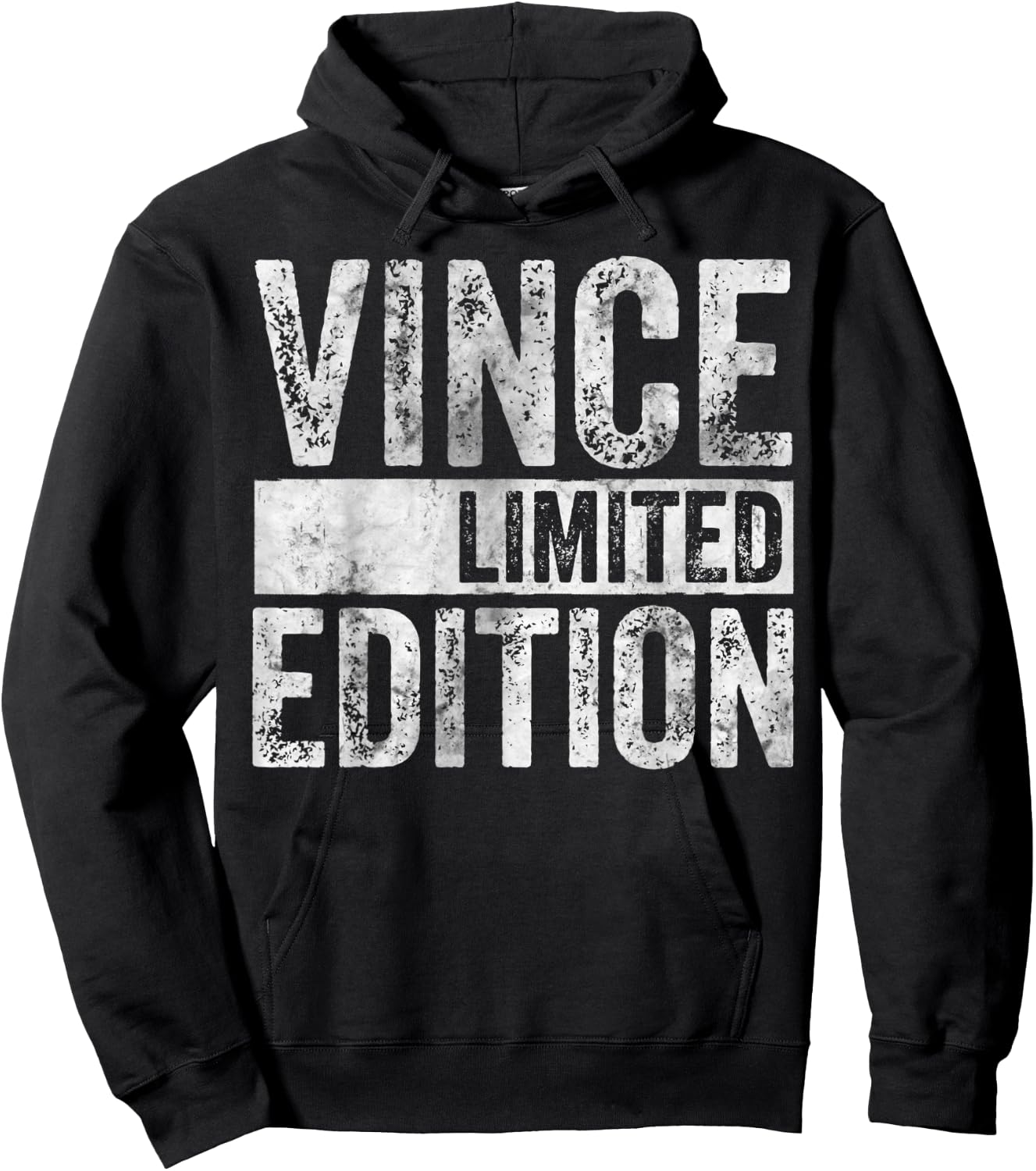 Funny Personalized Name Joke Shirt Vince Limited Edition Hoodie - Hoodie | Black