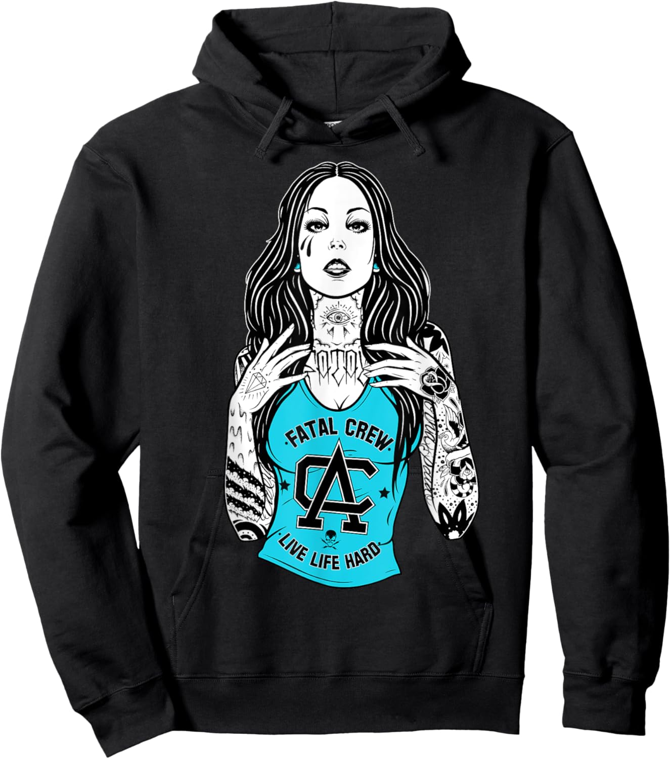 Up Front Hoodie - Hoodie | Black