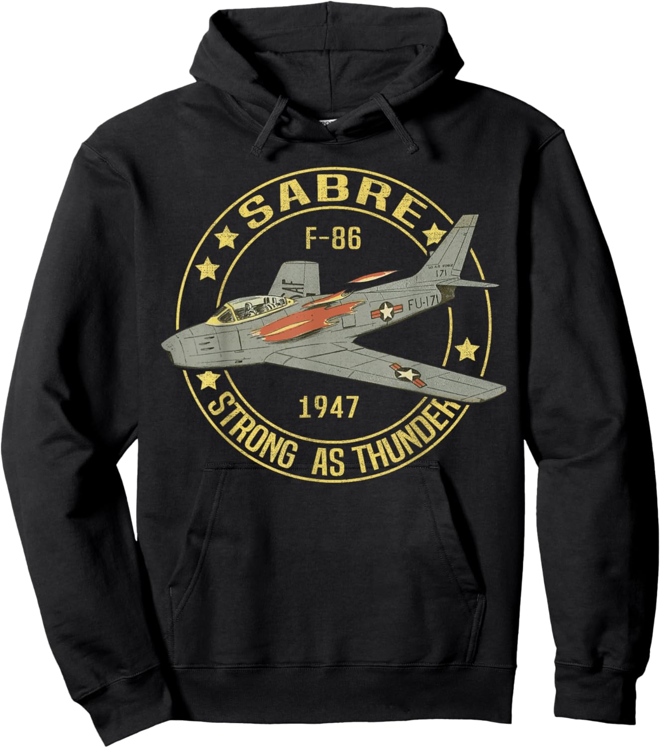 F-86 Sabre Jet F86 Sabrejet Hoodie - Hoodie | Black