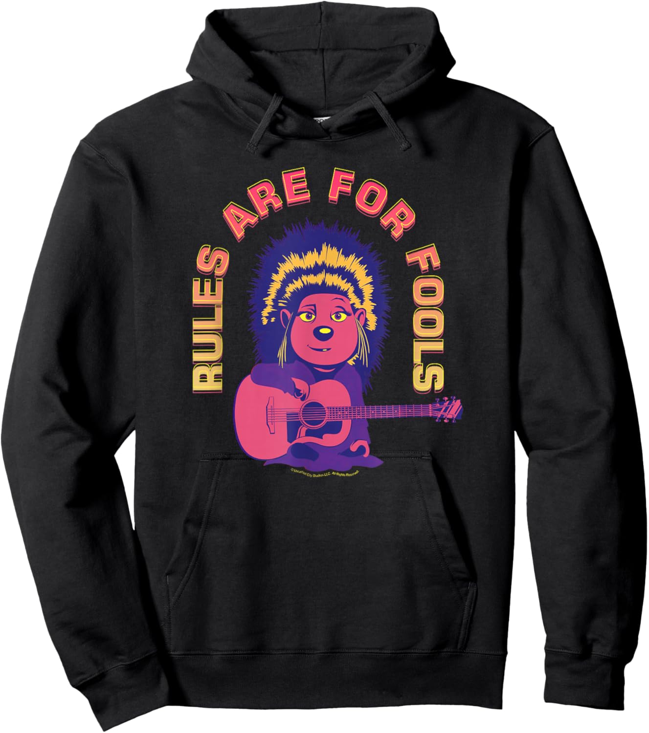 Sing 2 Ash Rules Are For Fools Hoodie - Hoodie | Black