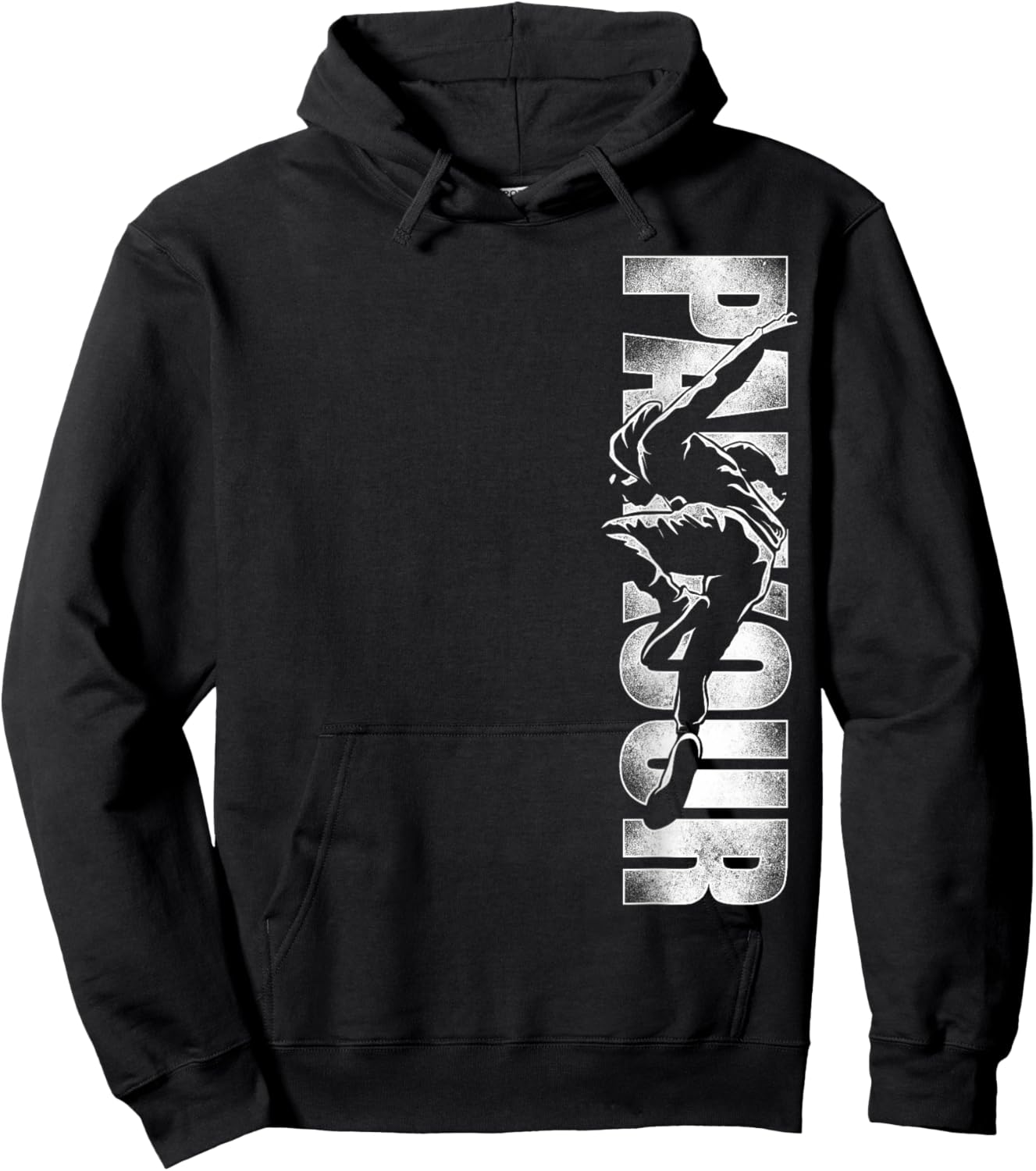 Parkour Free Running Traceur Vintage Parkour Hoodie - Hoodie | Black