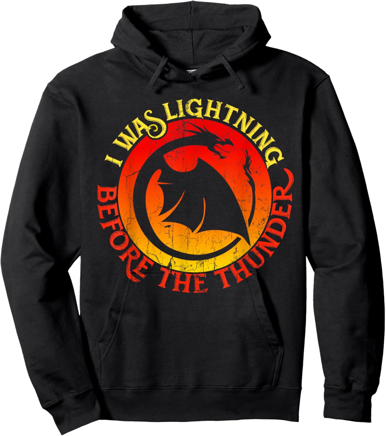 I Was Lightning Before the Thunder Hoodie - Hoodie | Black