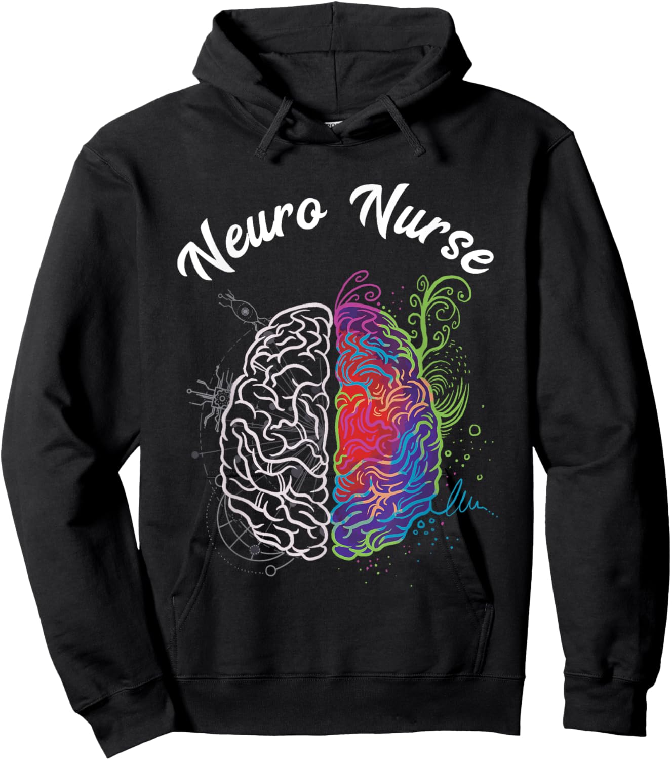 Neuro Nurse Neuro Science Brain Nurselife Nursing Student Hoodie - Hoodie | Black