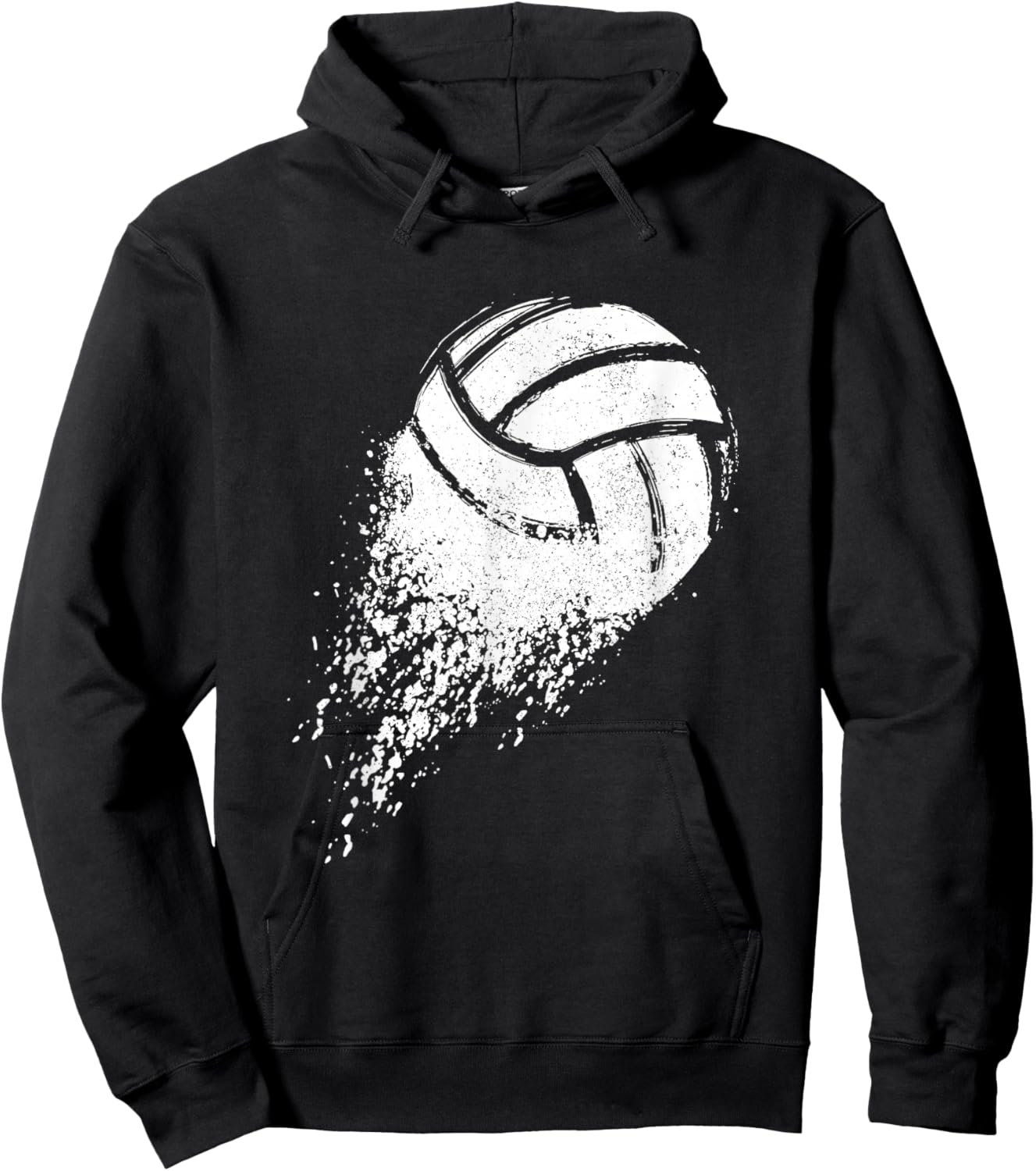 Volleyball Vintage Retro Sport Volleyball Player Hoodie - Hoodie | Black