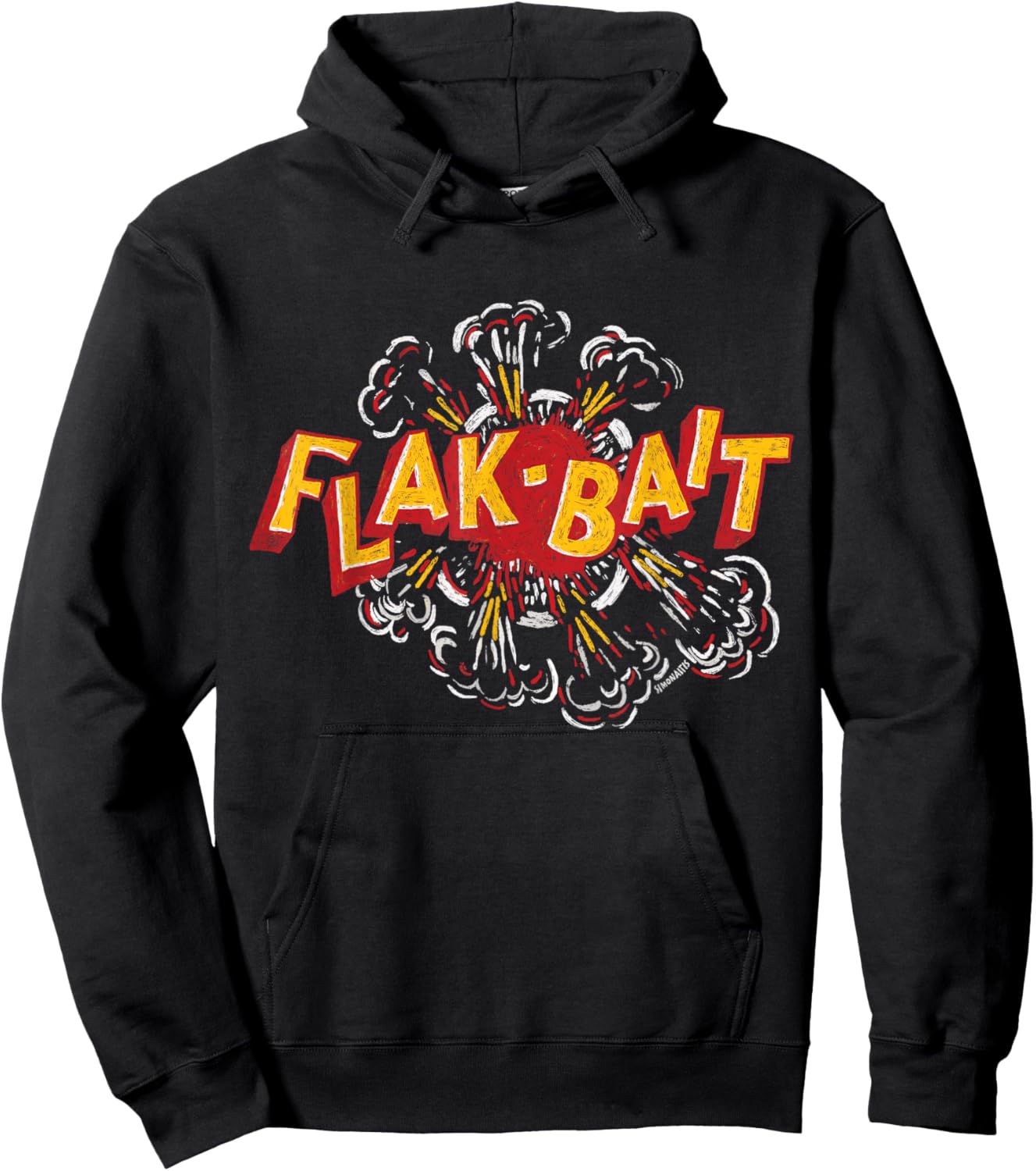 Flak-Bait | Martin B-26 Marauder WW2 Nose Art | Flak Bait Hoodie - Hoodie | Black