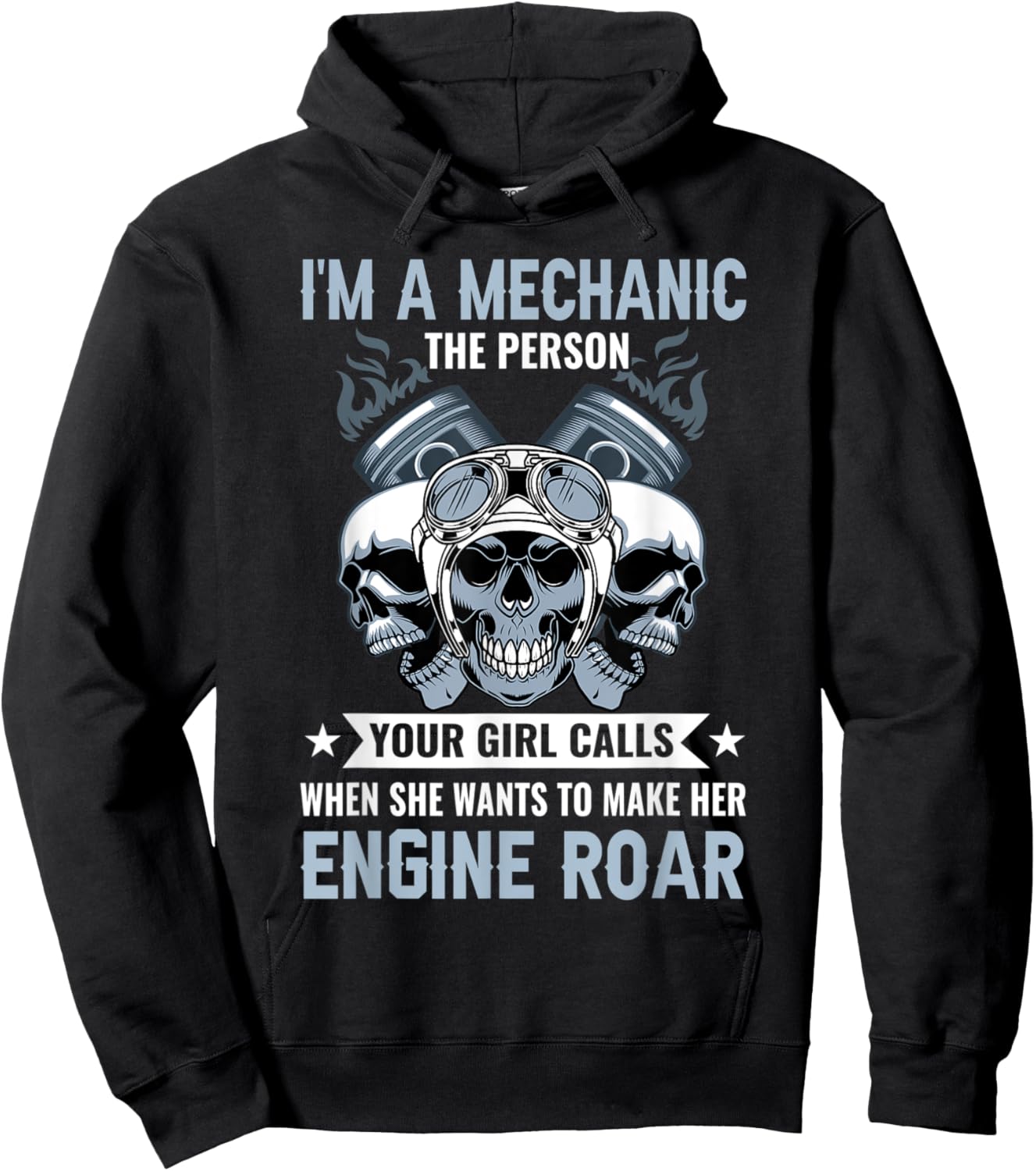 I'm A Mechanic The Person Your Girl Calls Can't Bust A nut Hoodie - Hoodie | Black