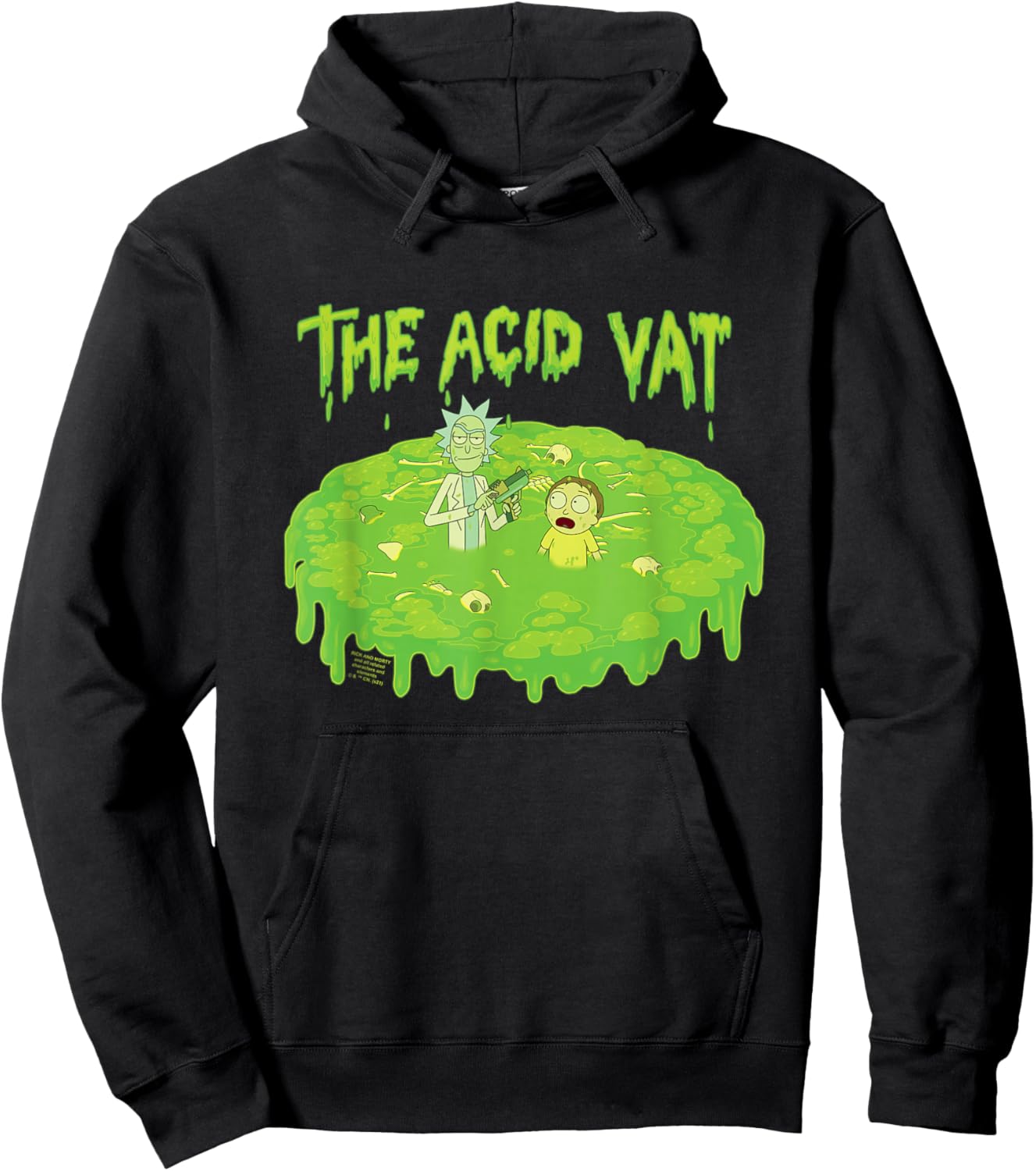 Rick and Morty The Acid Vat Hoodie - Hoodie | Black