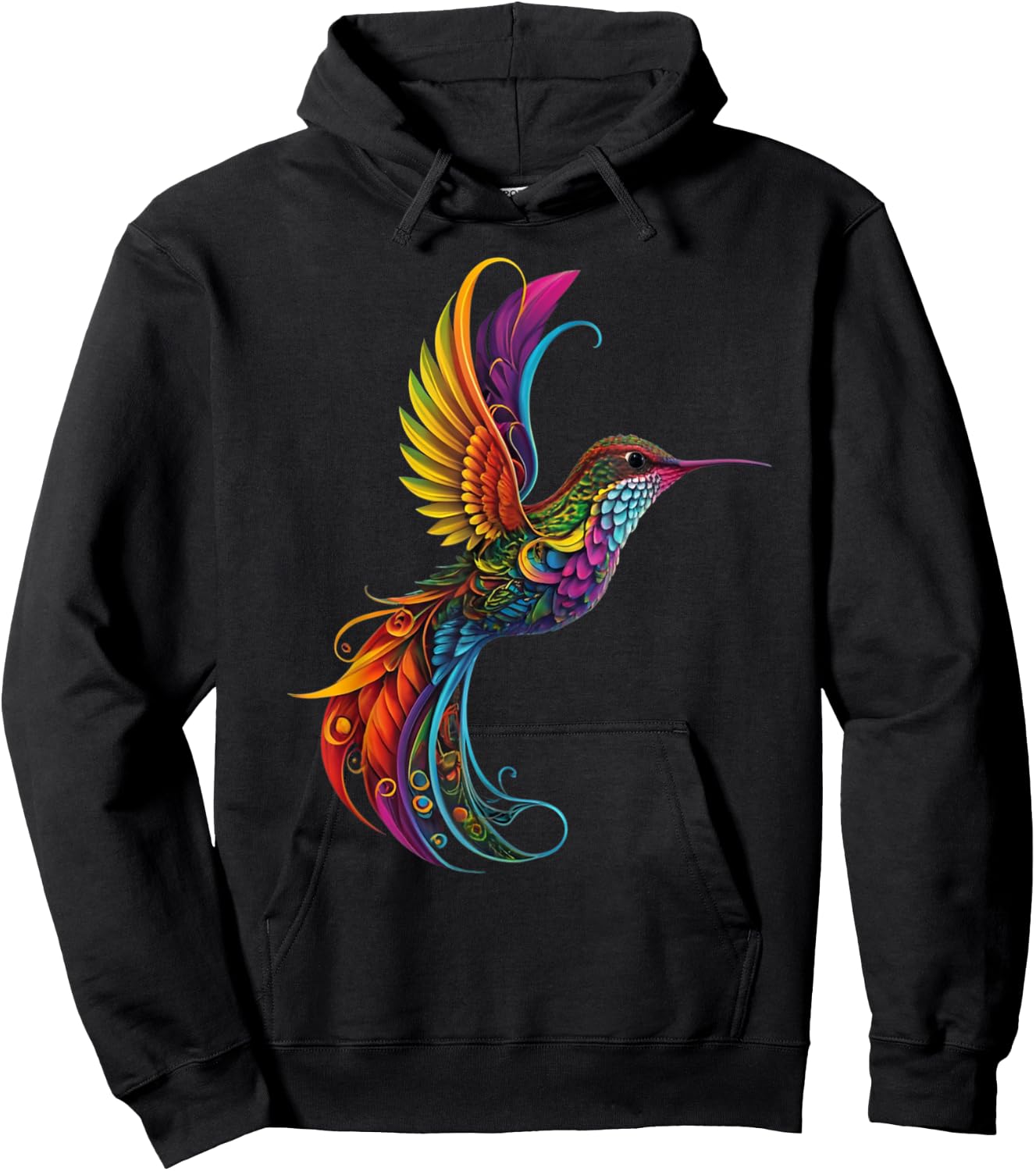 Hummingbird Native American Indian Tribal Indigenous Bird Hoodie - Hoodie | Black