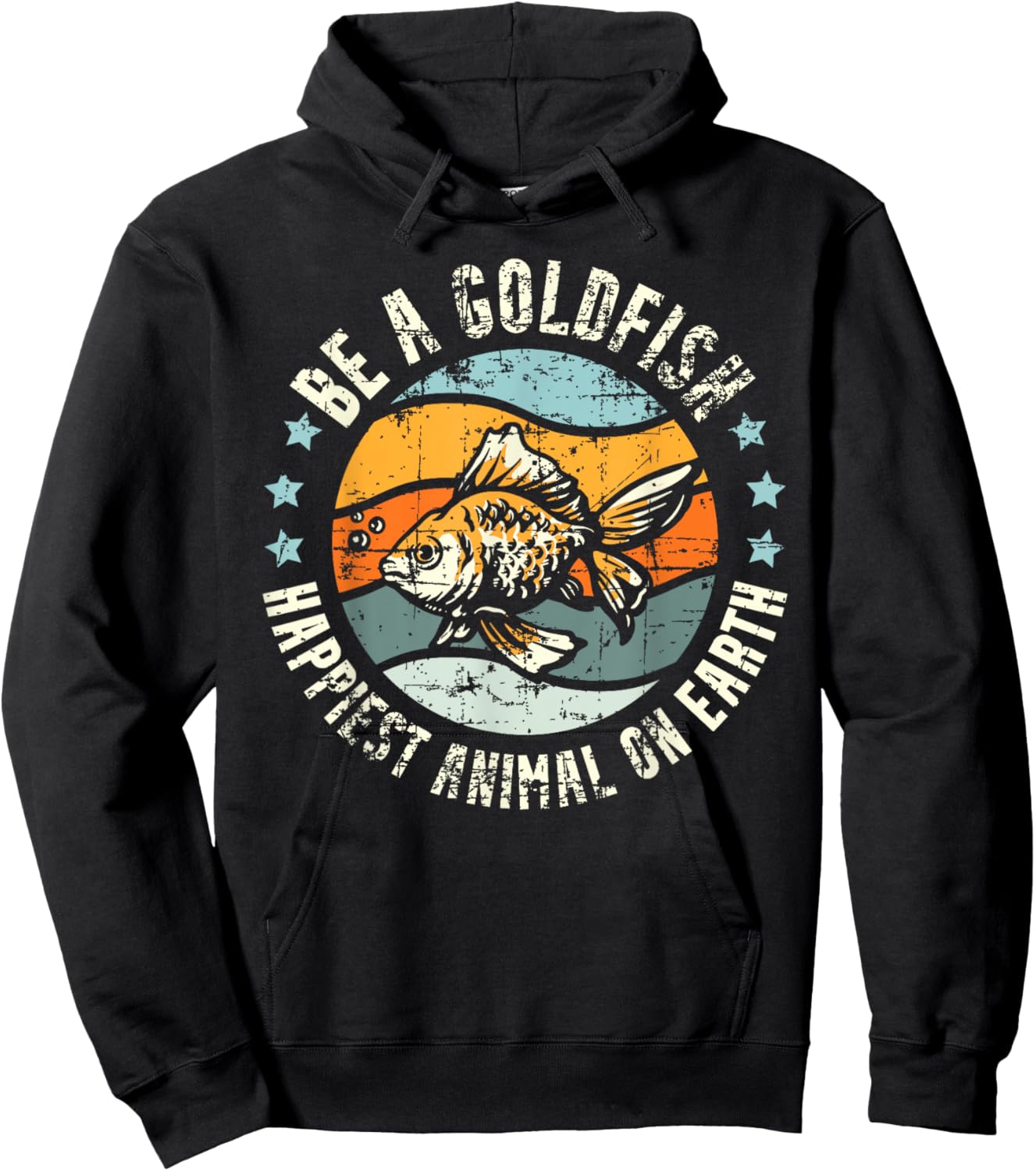 Be A Goldfish for a Soccer Motivational Quote Hoodie - Hoodie | Black