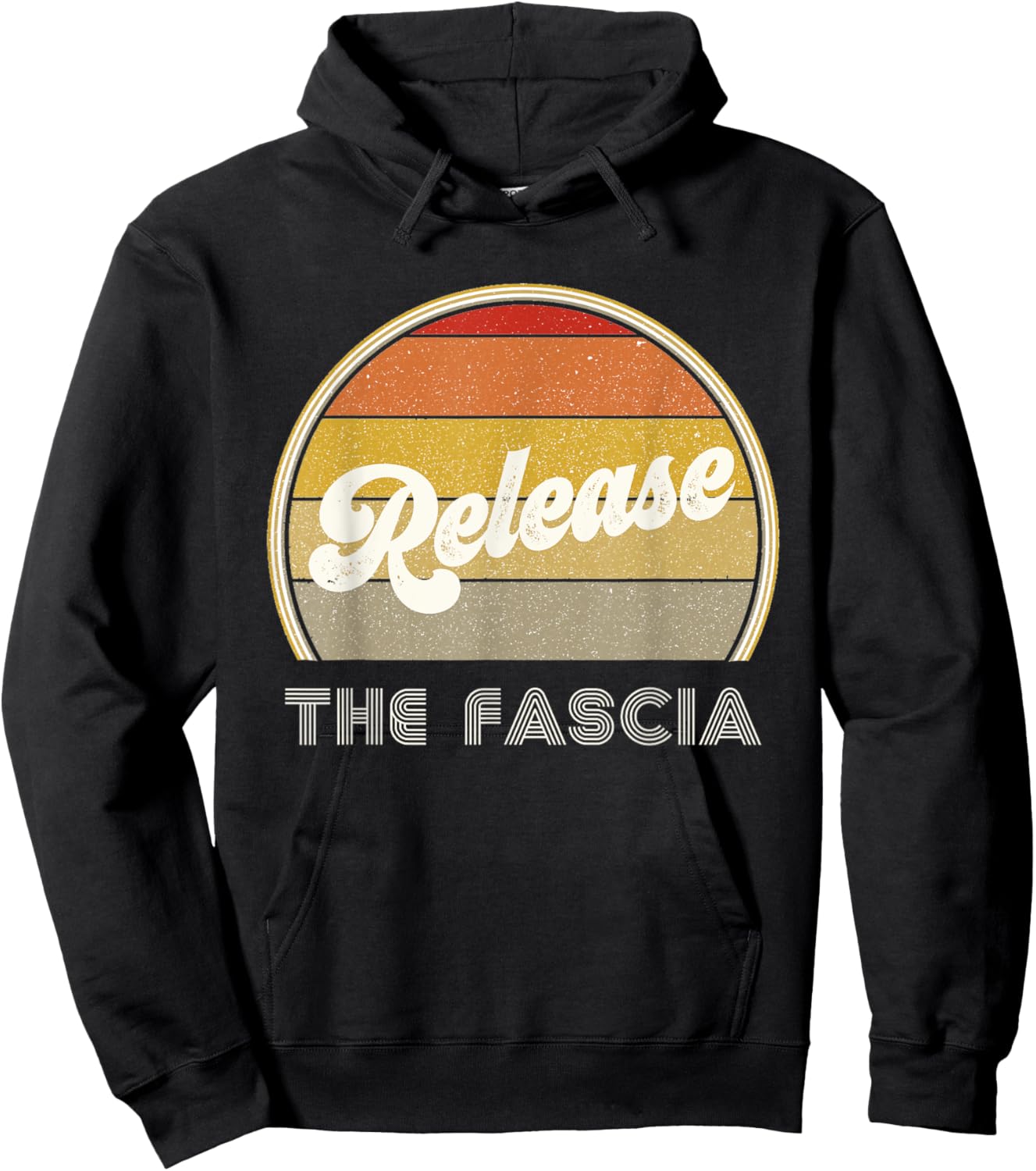 Massage Therapy Myofascial Release The Fascia Physical Retro Hoodie - Hoodie | Black