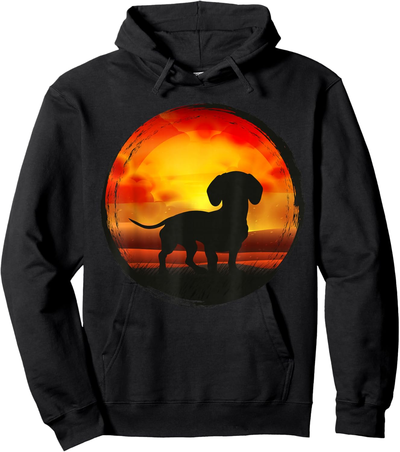 Dachshund Doxie Wiener Sausage Dog Hoodie - Hoodie | Black