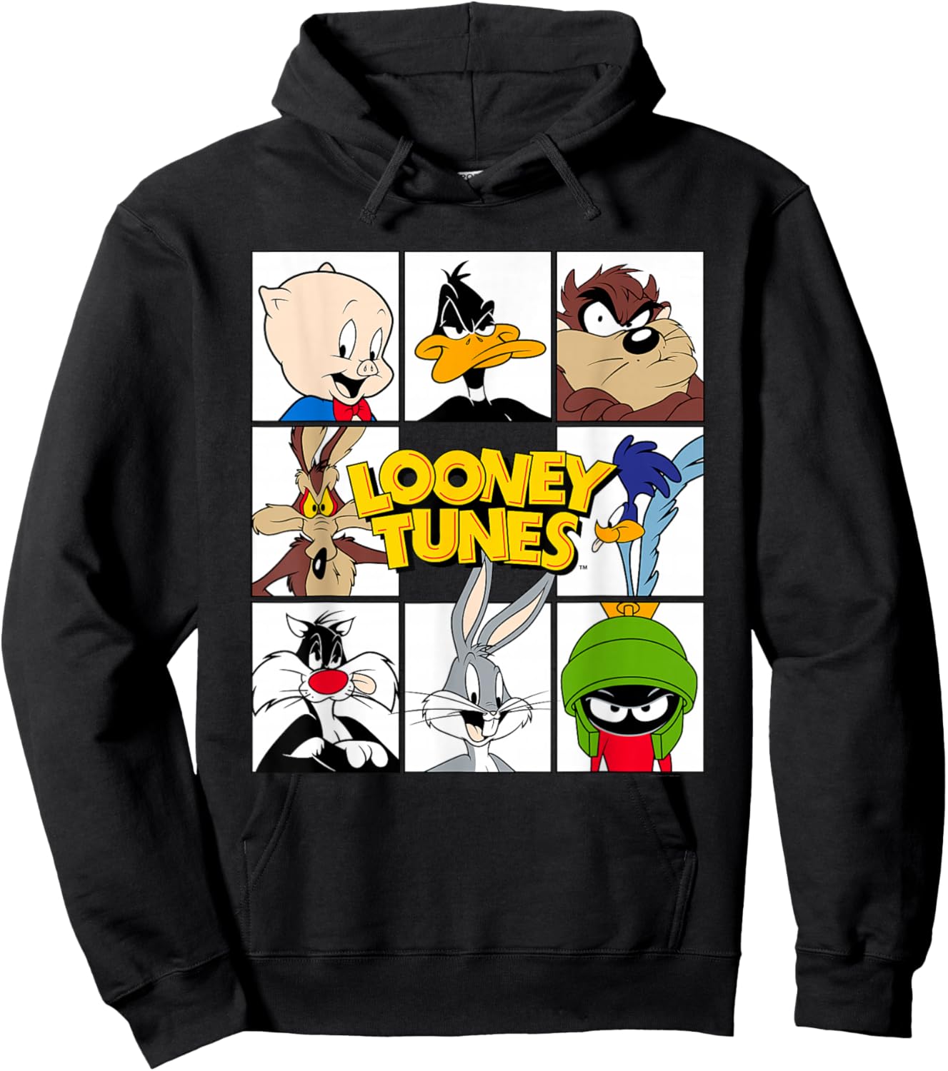 Looney Tunes Characters Hoodie - Hoodie | Black
