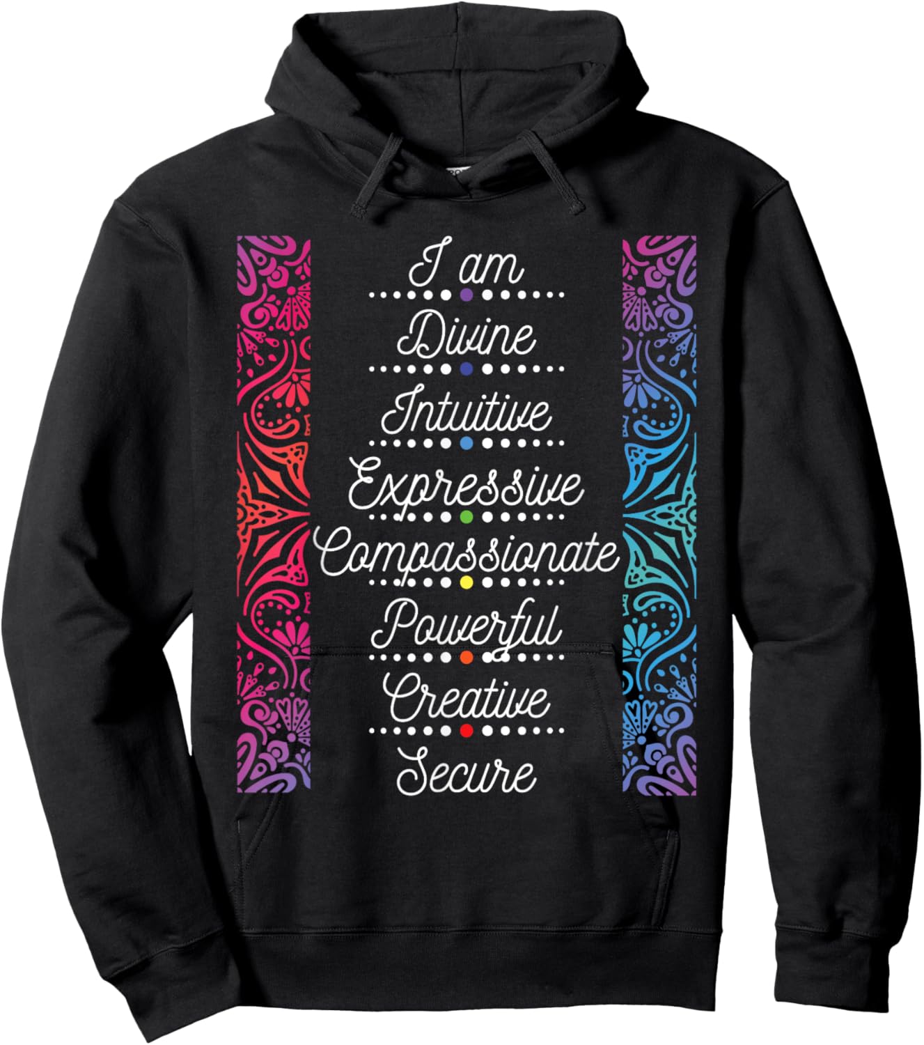 I Am Divine - Reiki Master Holistic Healer Chakra Healing Hoodie - Hoodie | Black