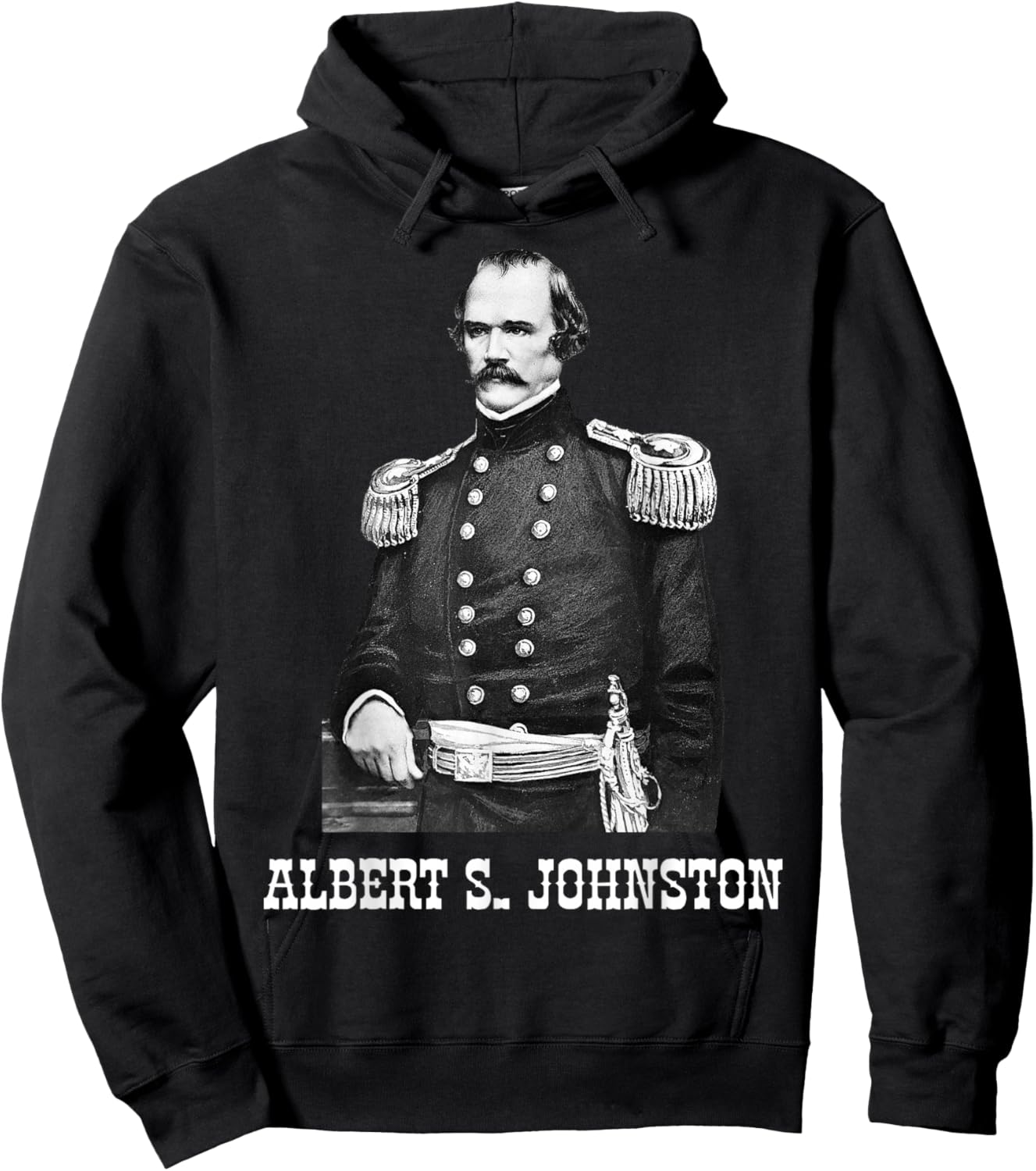 Albert Sidney Johnston American Civil War History Hoodie - Hoodie | Black