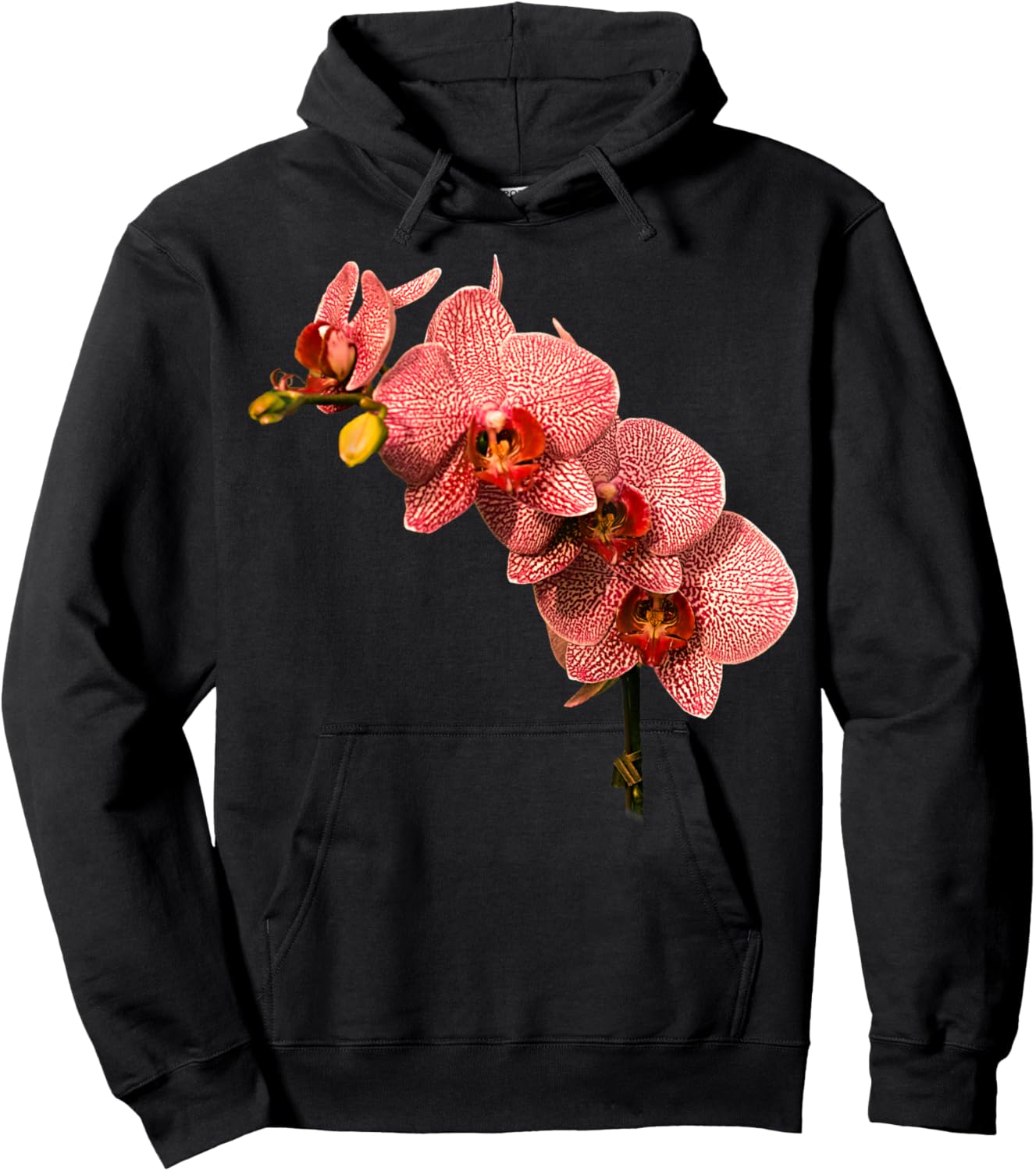 Orchid Flower Lover Beautiful & Calming Nature Hoodie - Hoodie | Black