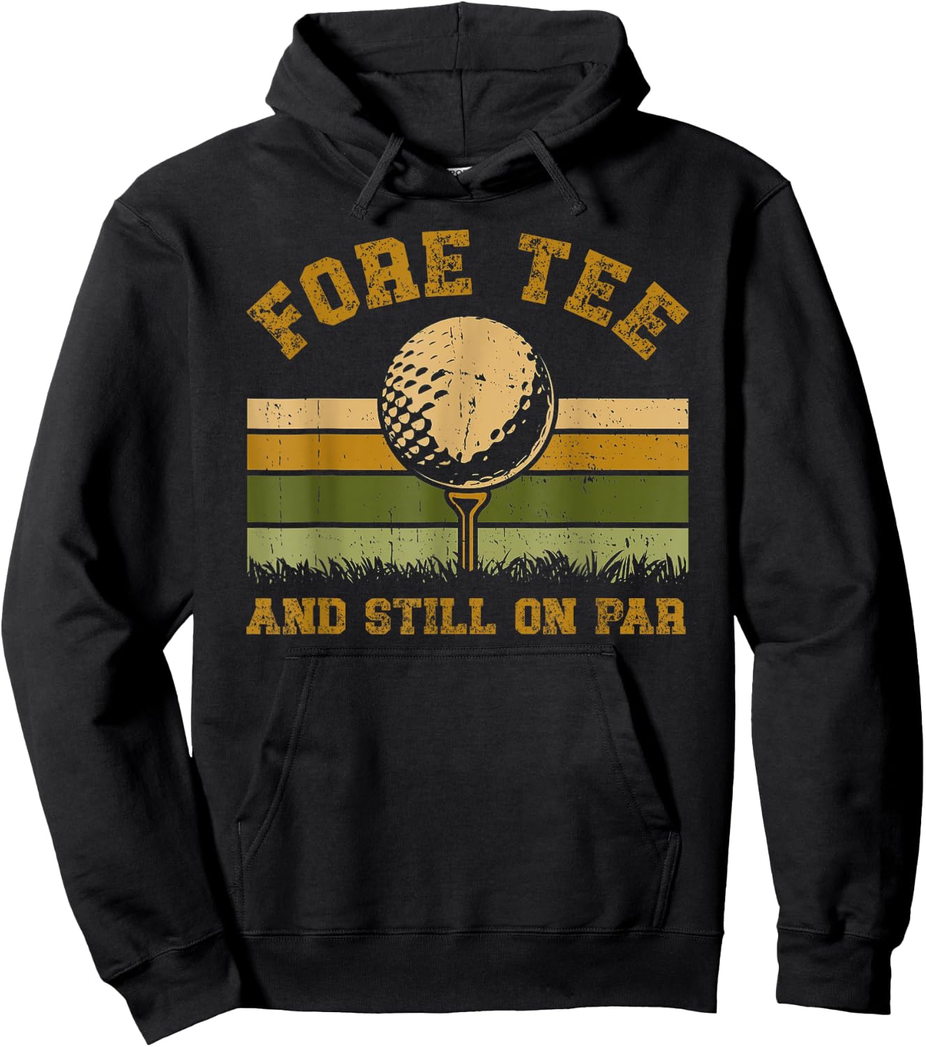 Fore 40th Birthday Golf Hoodie - Hoodie | Black