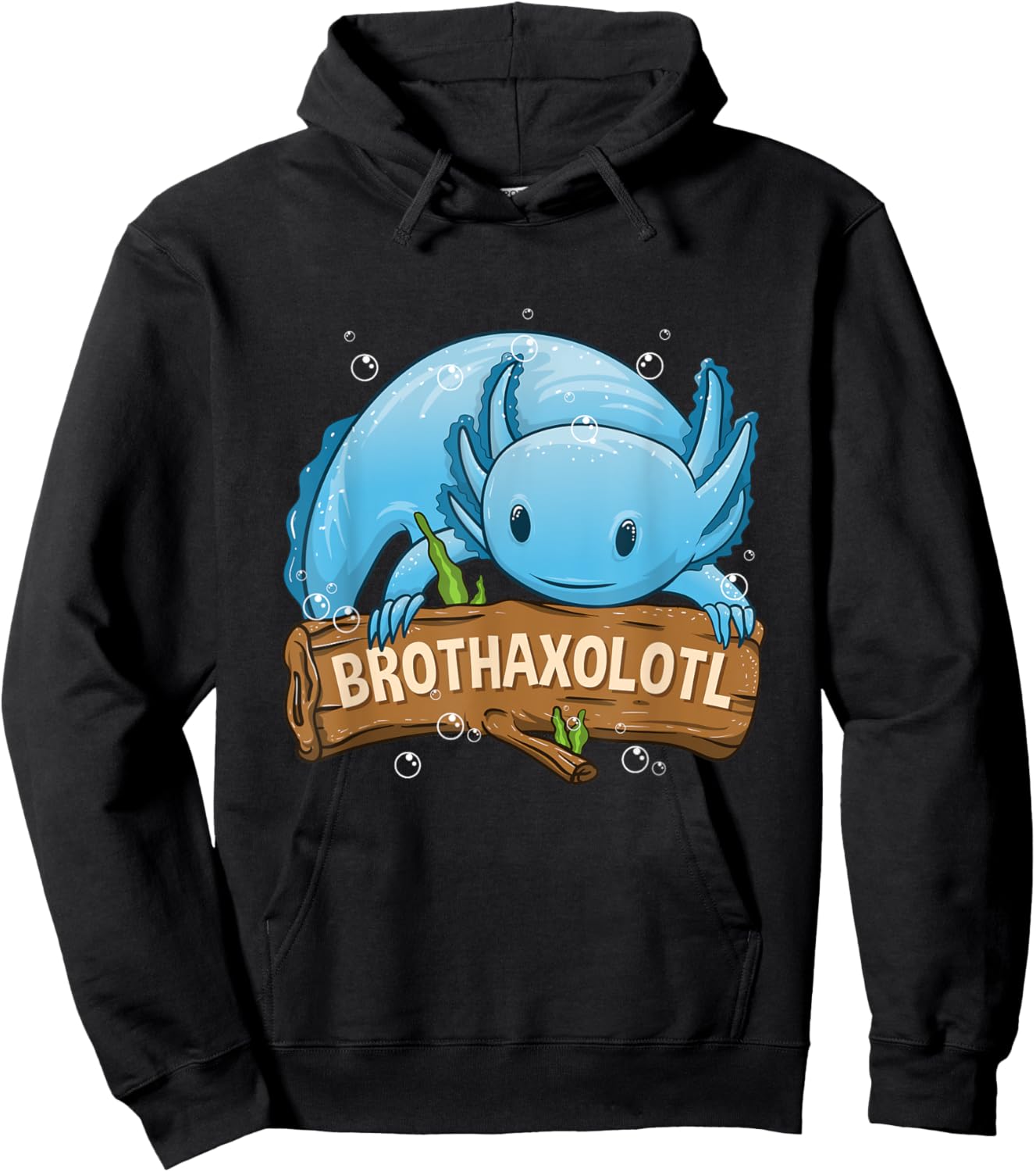 Brothaxolotl Brother Axolotl Boys Kids Hoodie - Hoodie | Black