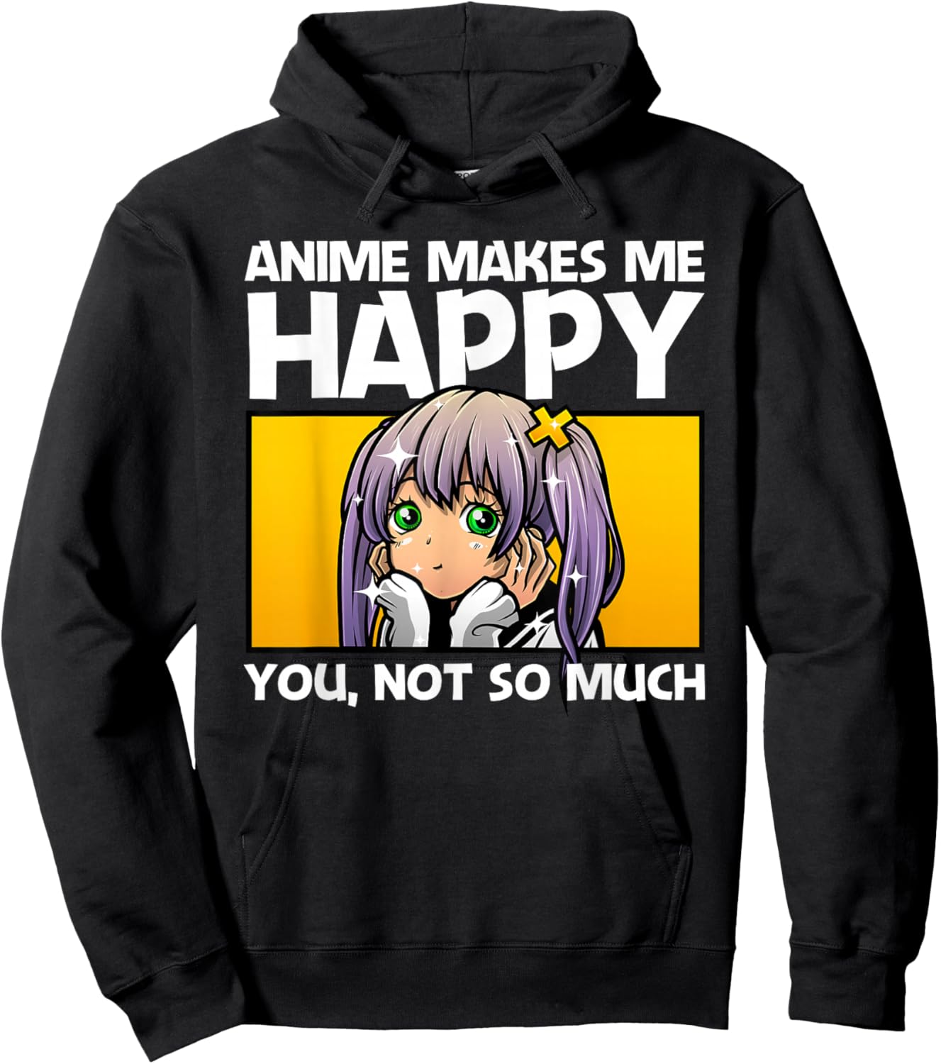 Anime Art Teen Girls Men Anime Merch Anime Lovers Small Hoodie - Hoodie | Black