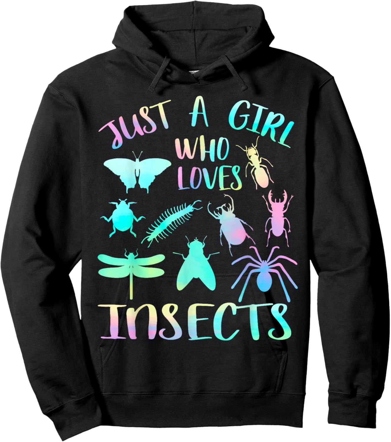 Just a girl who loves insects Hoodie - Hoodie | Black