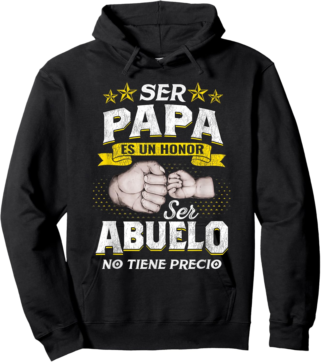 Ser Papá Es Un Honor Ser Abuelo No Tiene Precio Diseño Hoodie - Hoodie | Black
