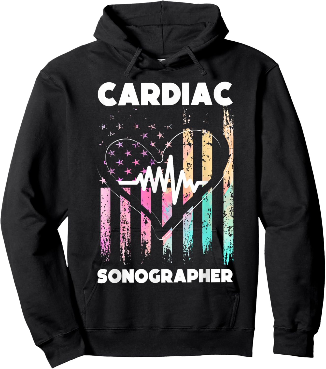 Cardiac Sonographer Echo Tech RDCS Hoodie - Hoodie | Black