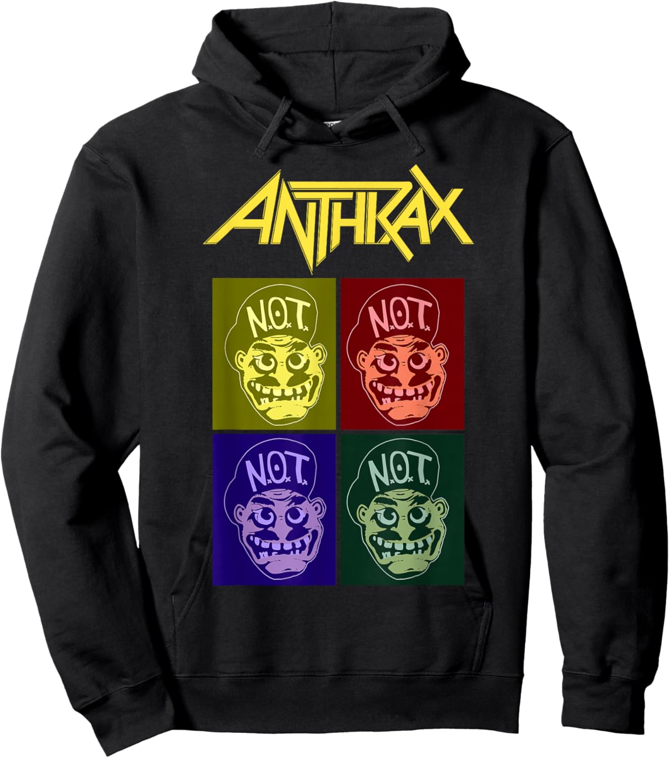 Anthrax - Amazon Exclusive Not Man Pop Art Hoodie - Hoodie | Black