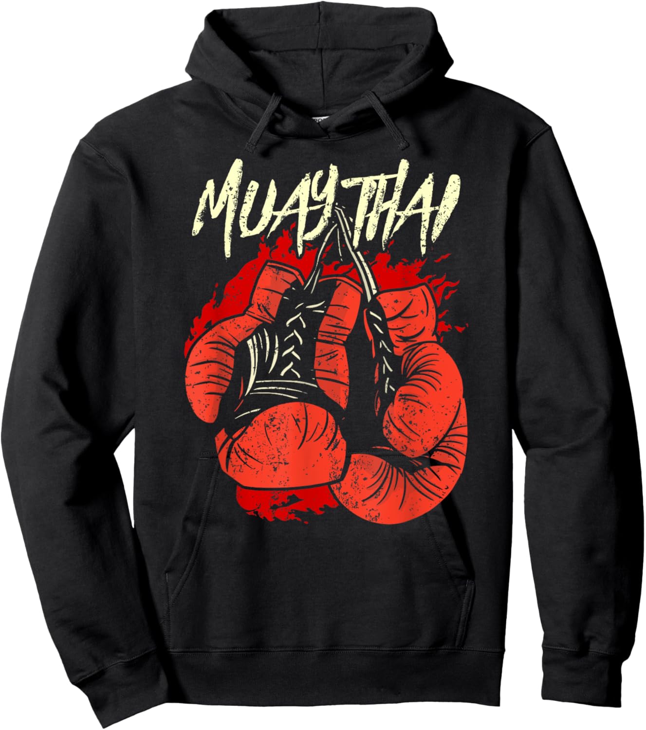 Muay Thai Hobby Boxing Martial Arts Fighter Hoodie - Hoodie | Black