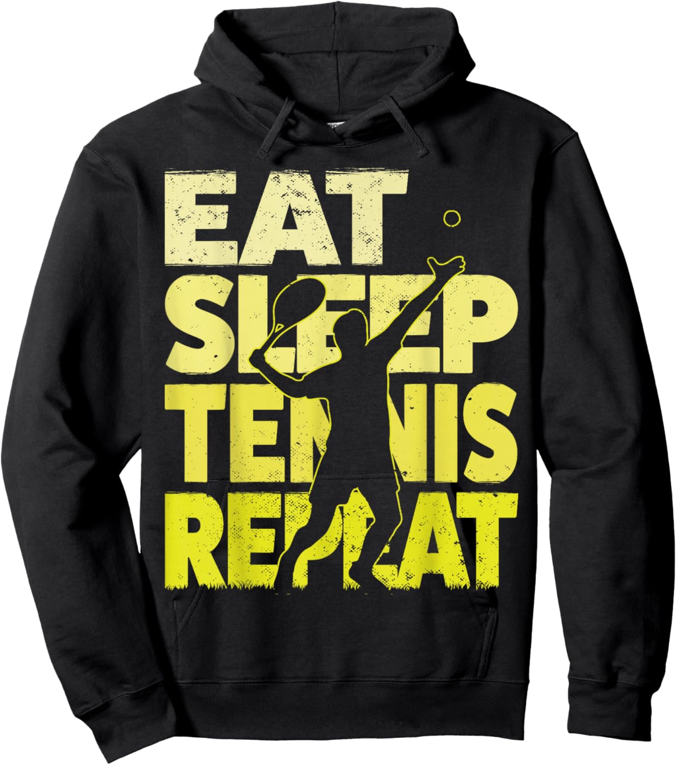 Funny Tennis Player Saying – Tennis Motif & Tennis Hoodie - Hoodie | Black