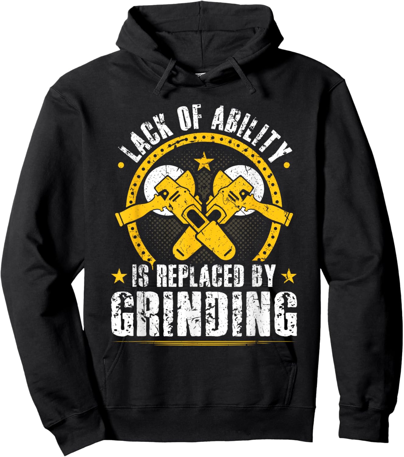 Bad Welder Grinder Quote, Funny Fabrication Welding Hoodie - Hoodie | Black