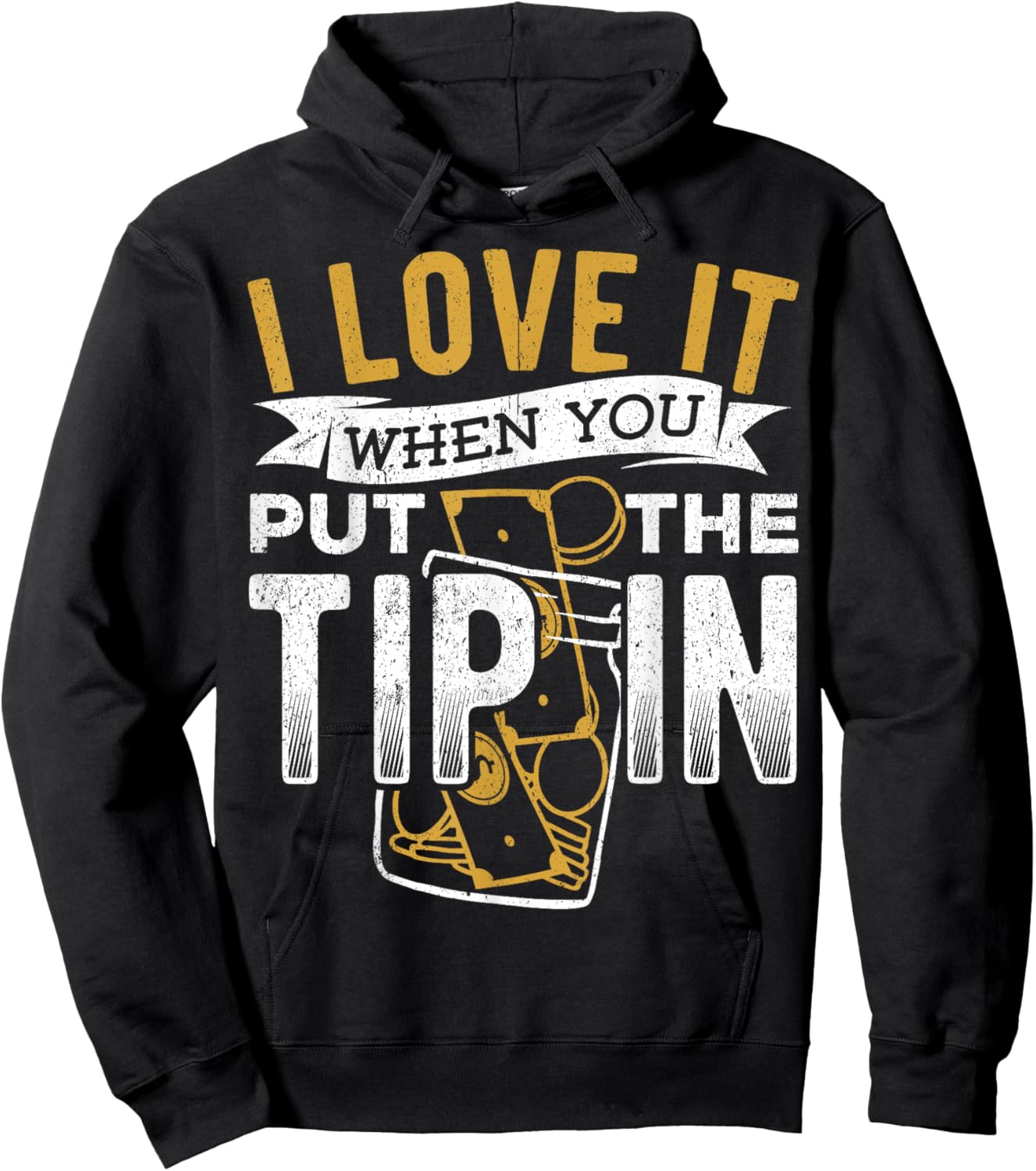 I Love it When You Put The tip in - Barista Mixologist Hoodie - Hoodie | Black