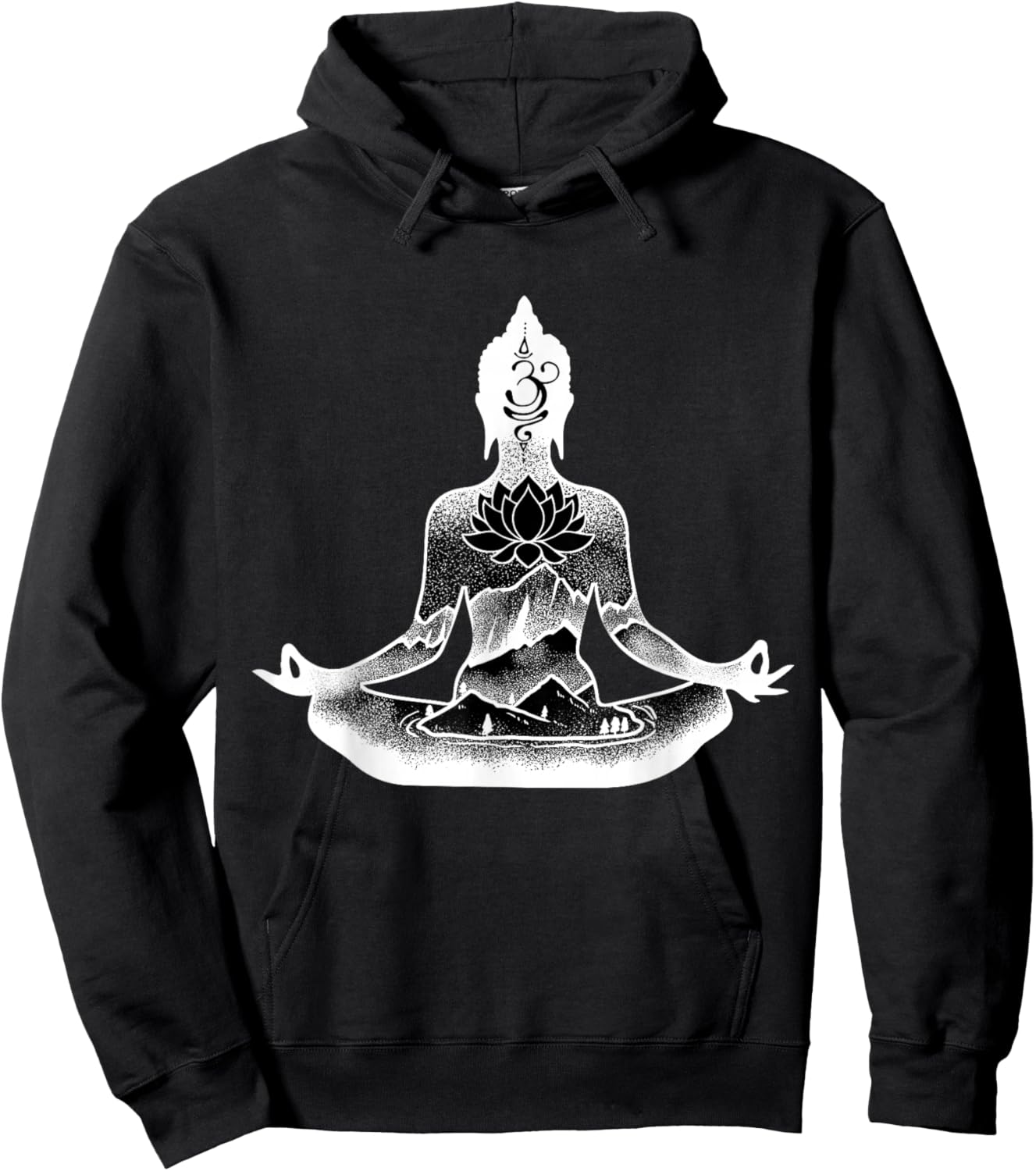 Buddha Namaste Zen Buddhism Buddhist Hoodie - Hoodie | Black
