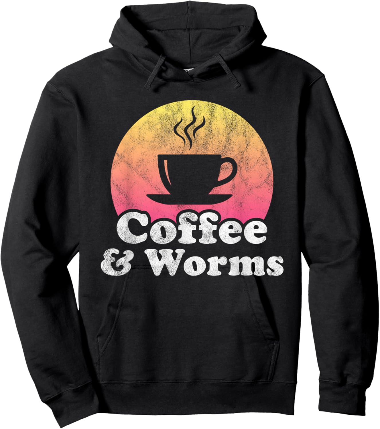 Coffee and Worms Worm Hoodie - Hoodie | Black