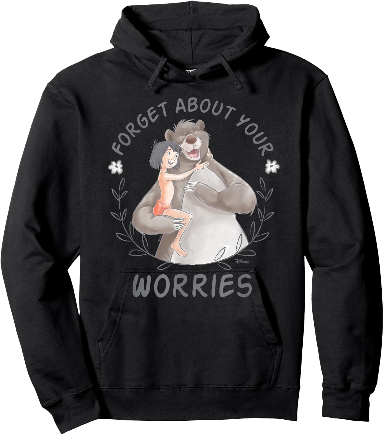 The Jungle Book - Forget About Your Worries Jungle Book Hoodie - Hoodie | Black